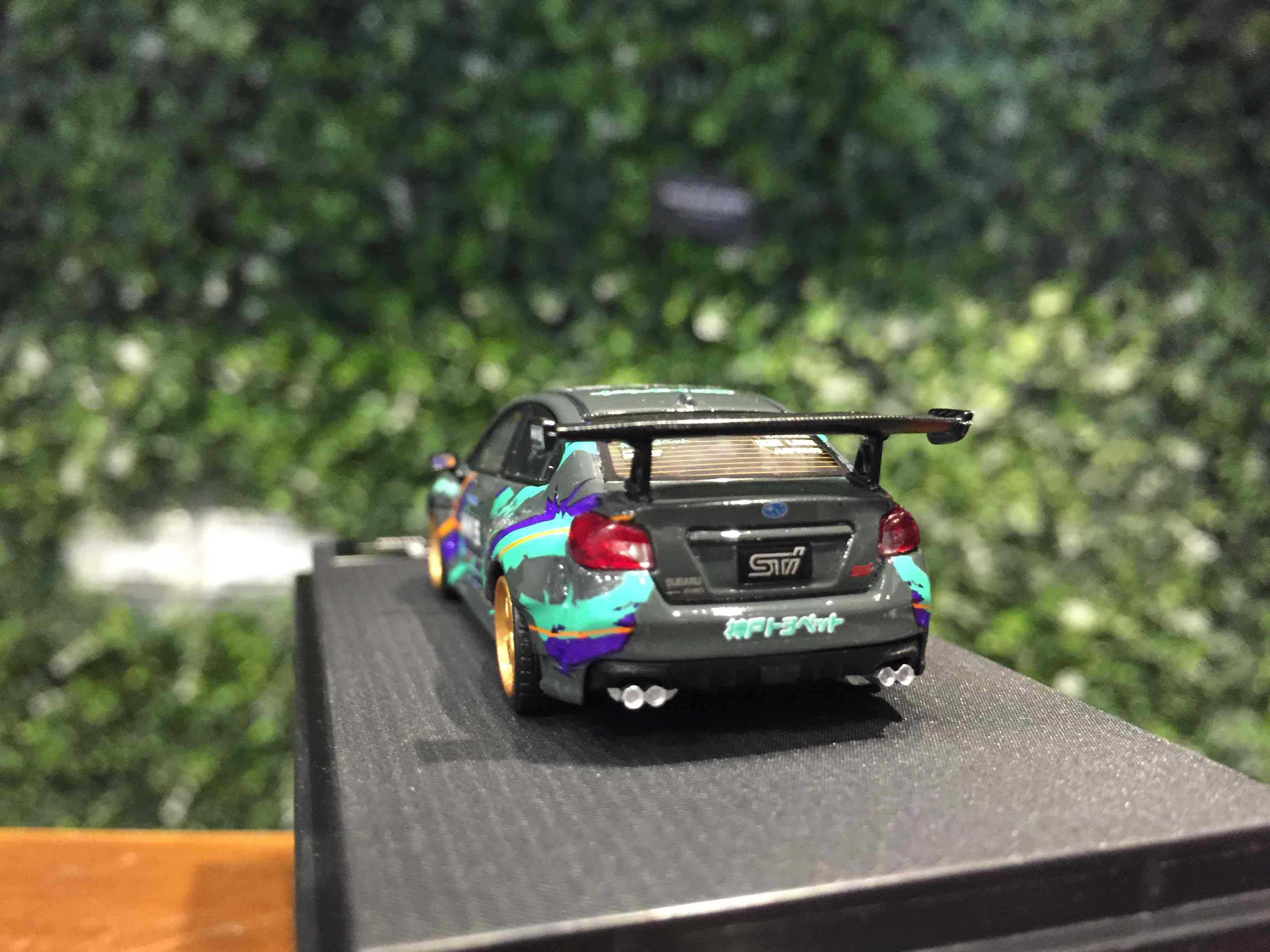 Aurora Model 1/64 スバル WRX STI HKS Aurora Model 1:64 Subaru WRX STI HKS Zmodyfikowany samochód