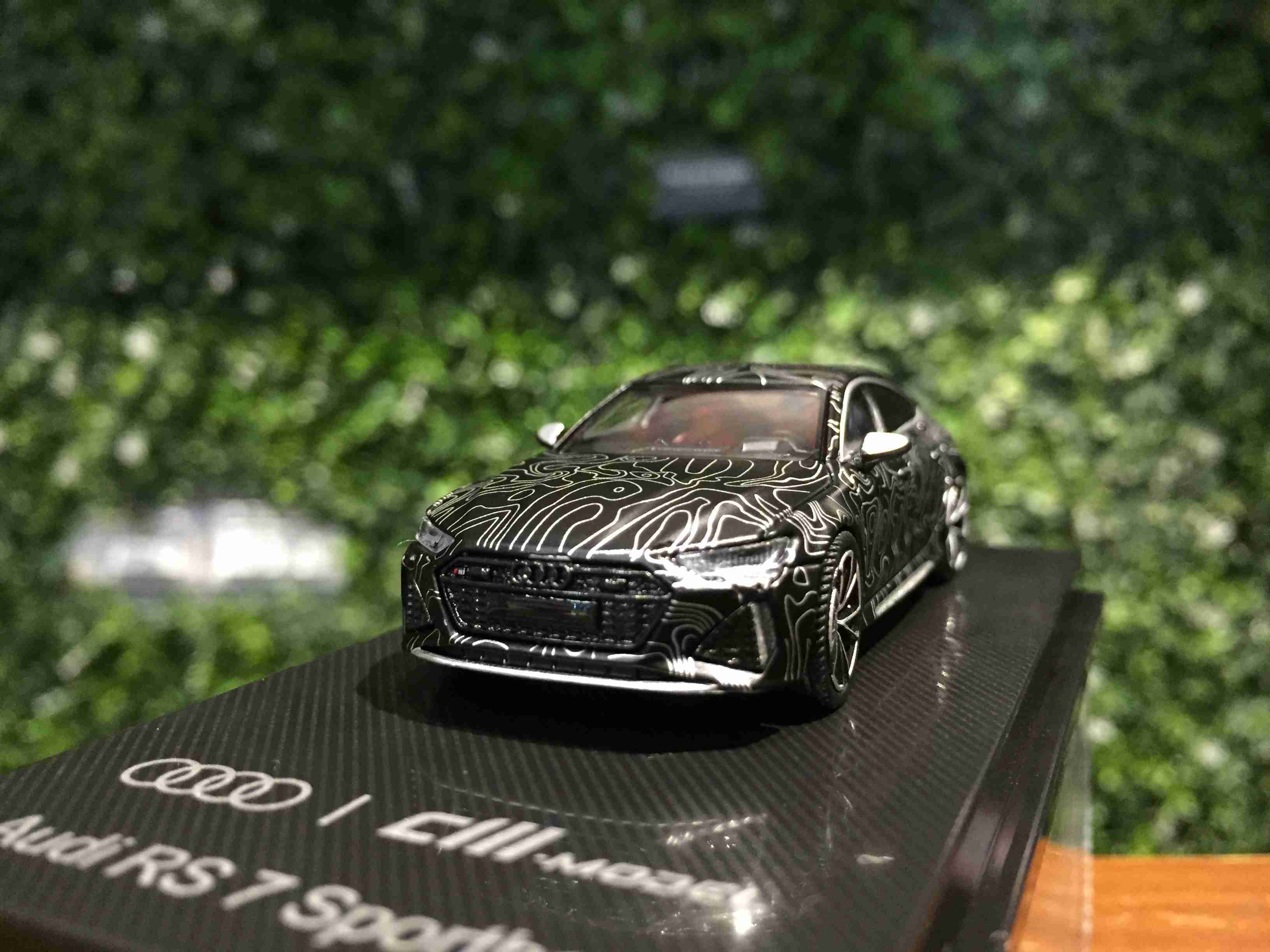 1/64 CM-Model Audi RS7 Sportback Black CM64RS706【MGM】