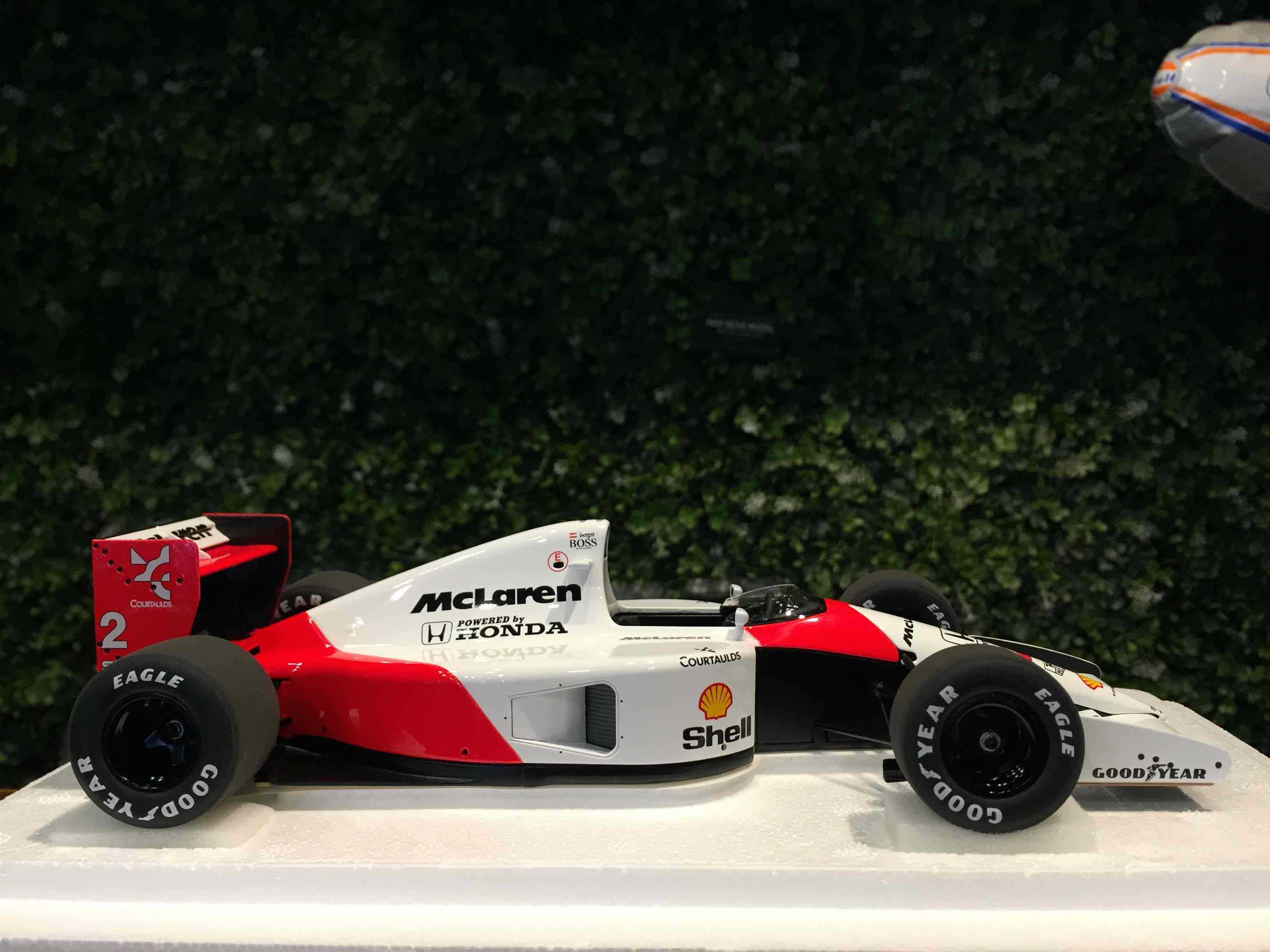 1/18 AUTOart McLaren Honda MP4/6 1991 G.Berger #2 89151【MGM】