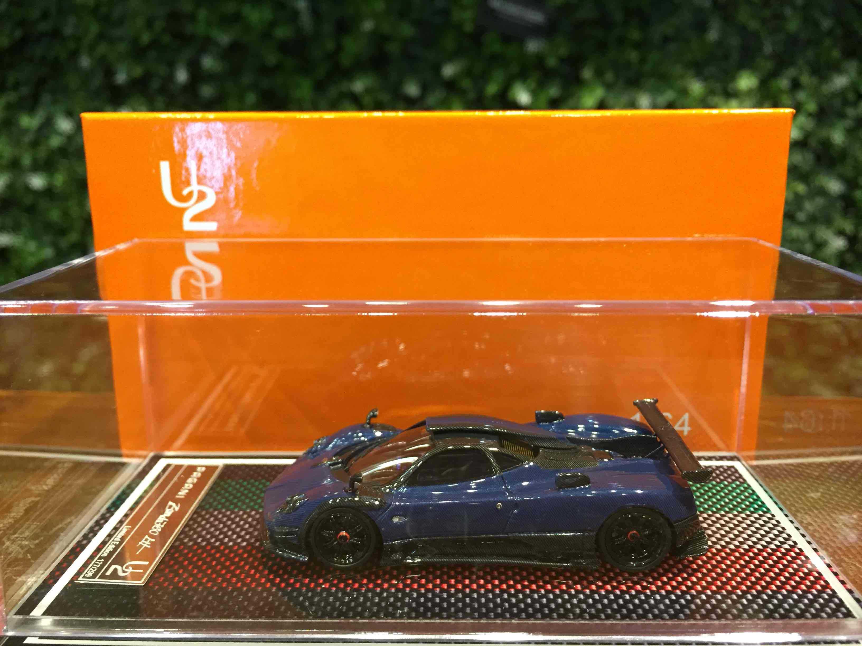 1/64 U2 Pagani Zonda 760LH Blue Carbon【MGM】