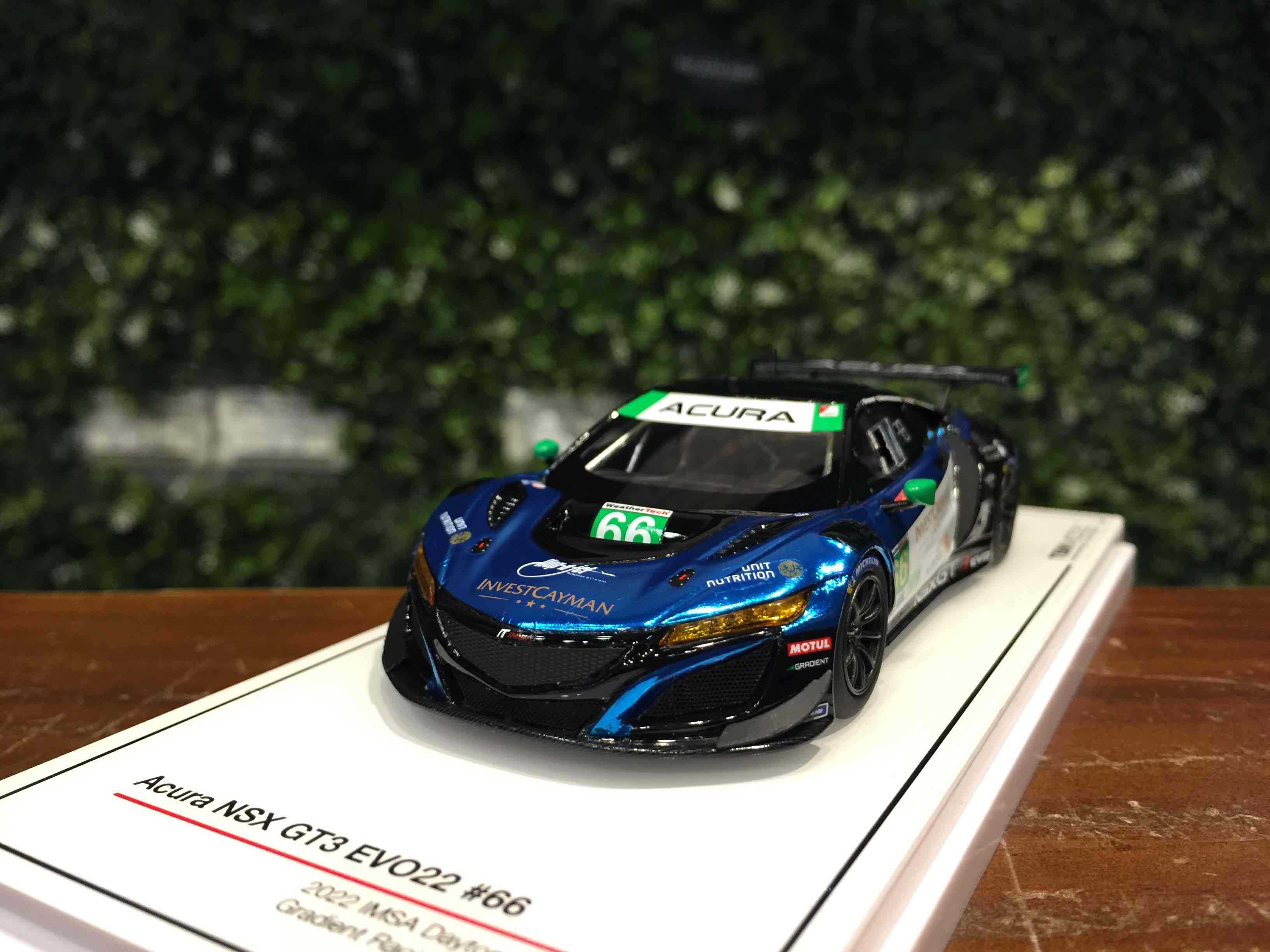 1/43 TSM Acura NSX GT3 EVO #66 IMSA 2022 TSM430681【MGM】