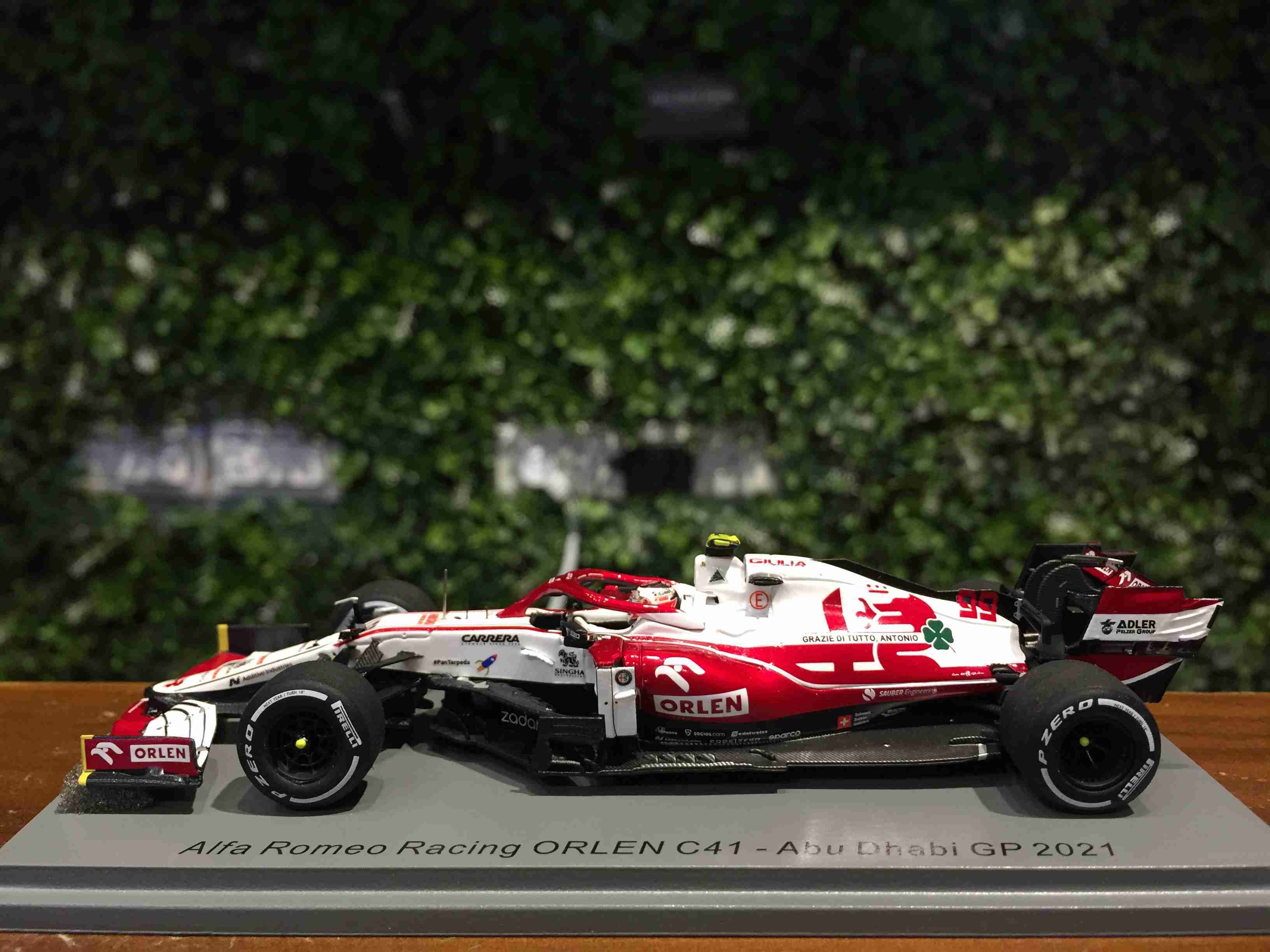 1/43 Spark Alfa Romeo C41 A.Giovinazzi Abu Dhabi S7857【MGM】