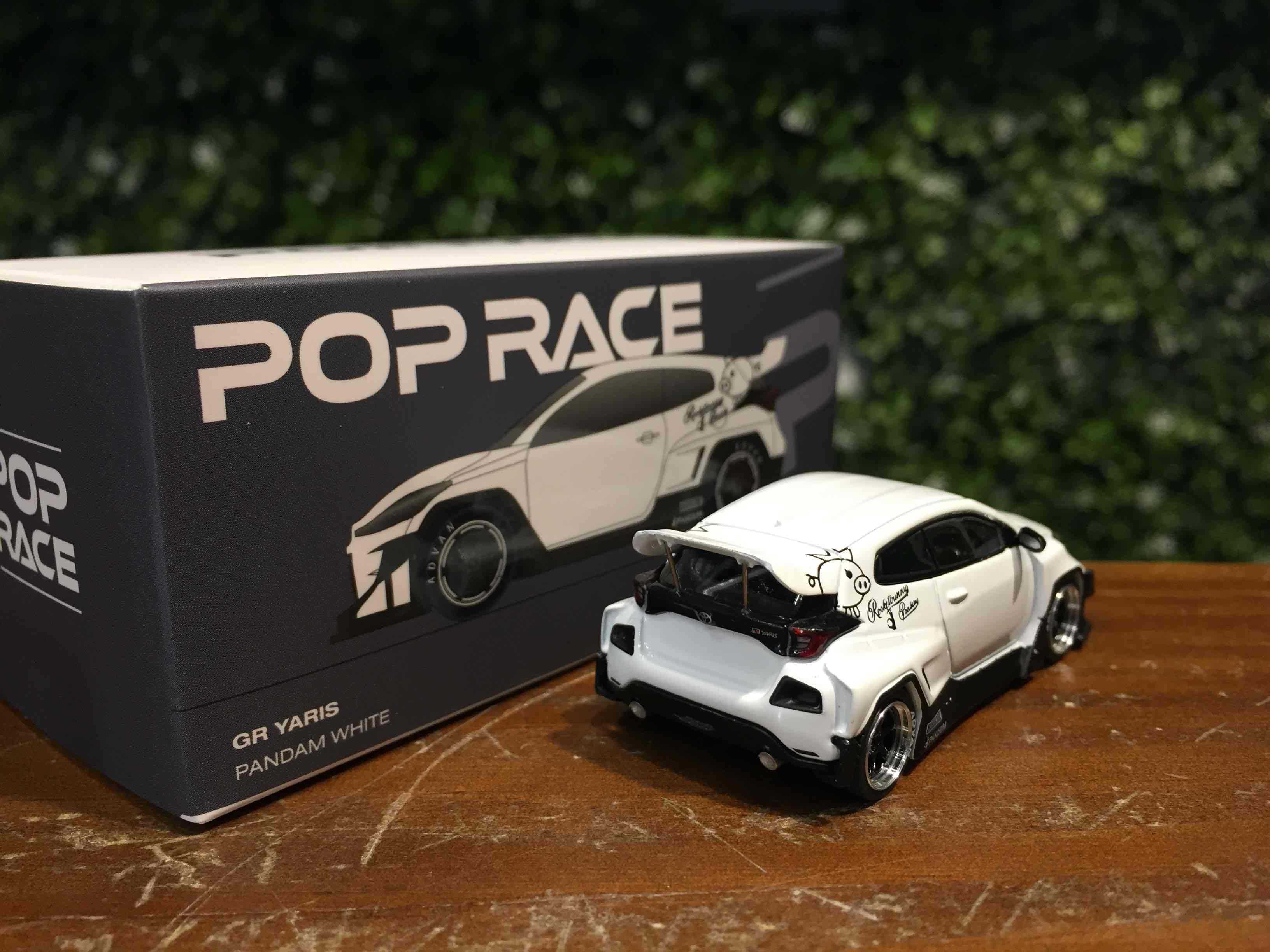 1/64 POPRACE Pandem Toyota GR Yaris White【MGM】