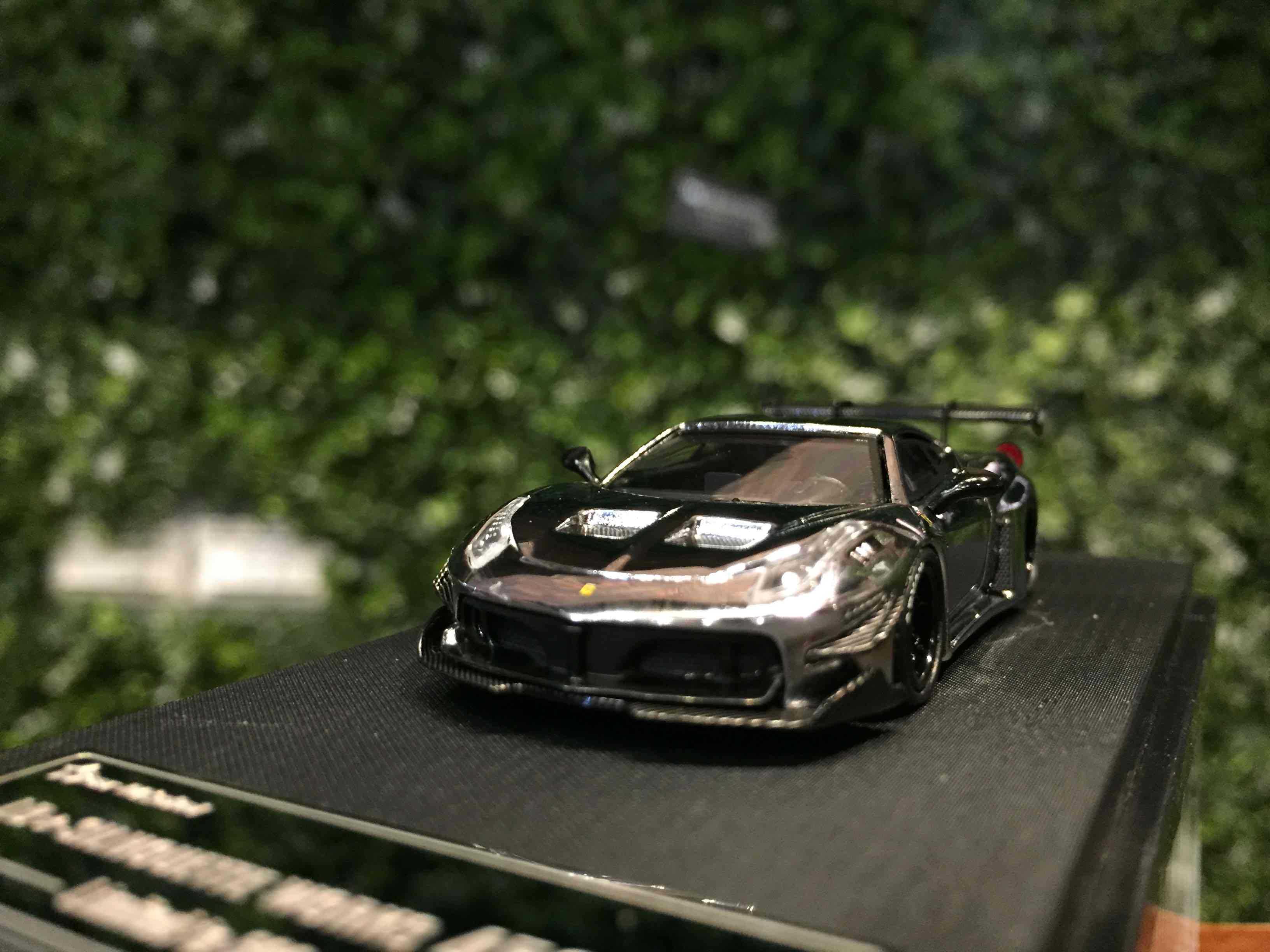 1/64 StarModel LBWK Ferrari 458 GT Chrome Silver【MGM】 - Max Gear Model ...