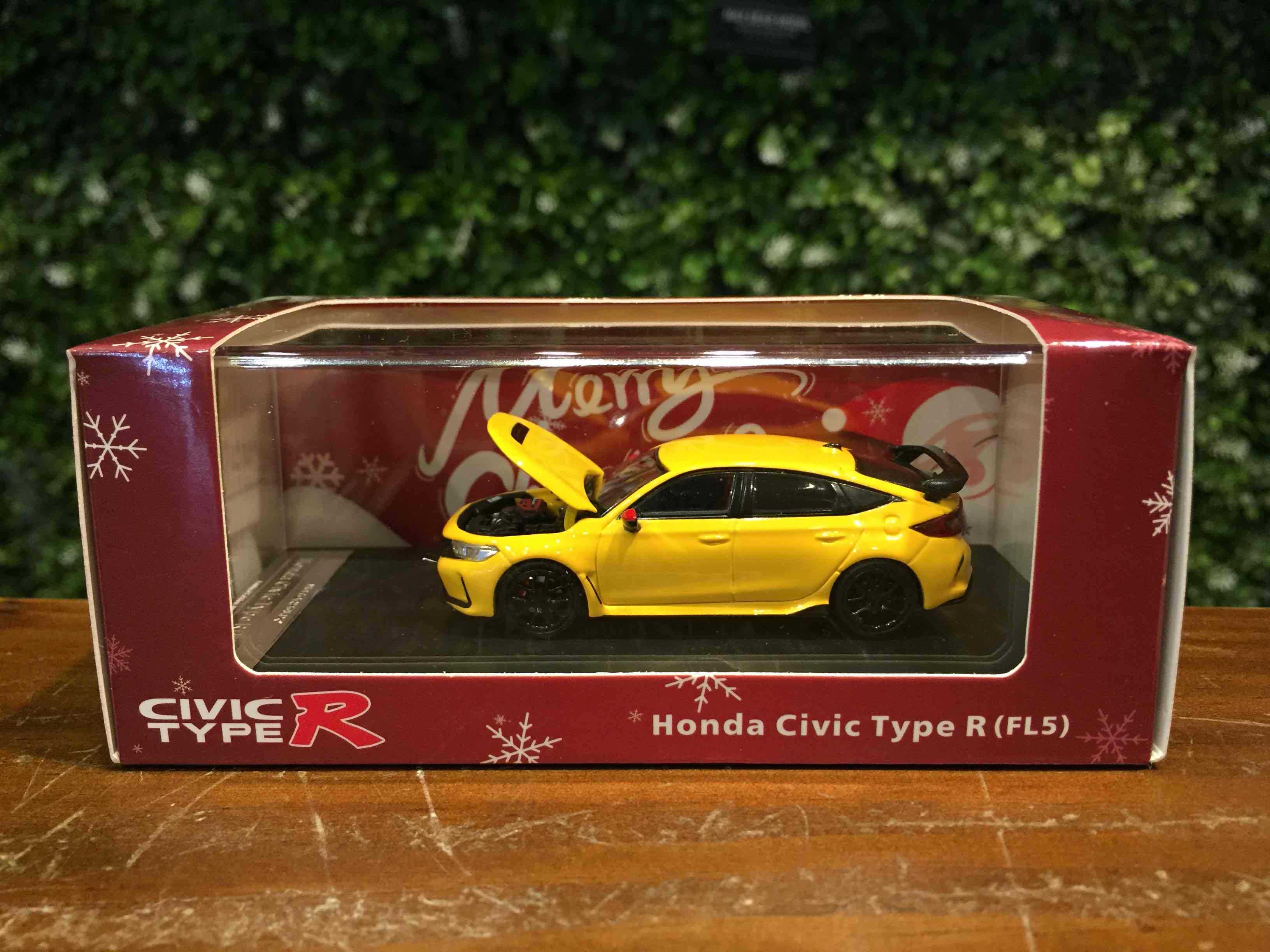 1/64 Motorhelix Honda Civic Type R (FL5) Yellow M85313【MGM】