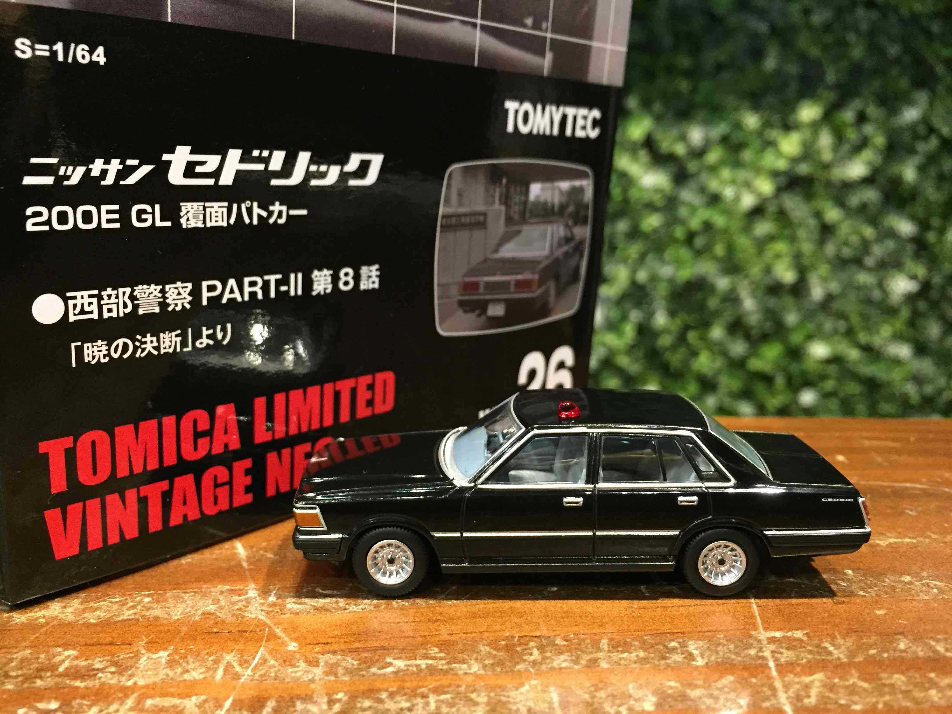 1/64 Tomica LV-N 西部警察 26 Nissan Cedric 200E Police Car【MGM】