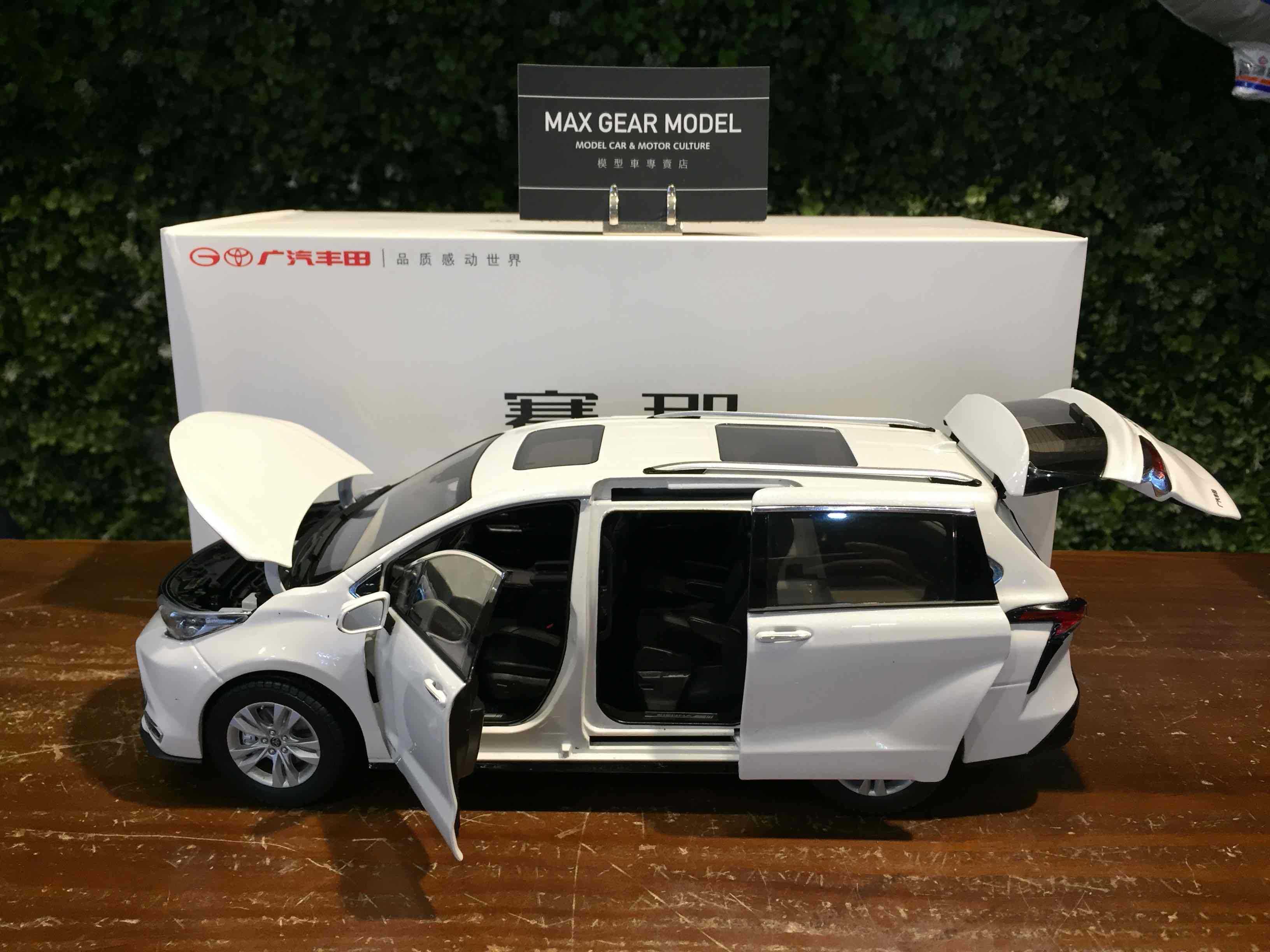 1/18 OEM Toyota Sienna 2022 White【MGM】