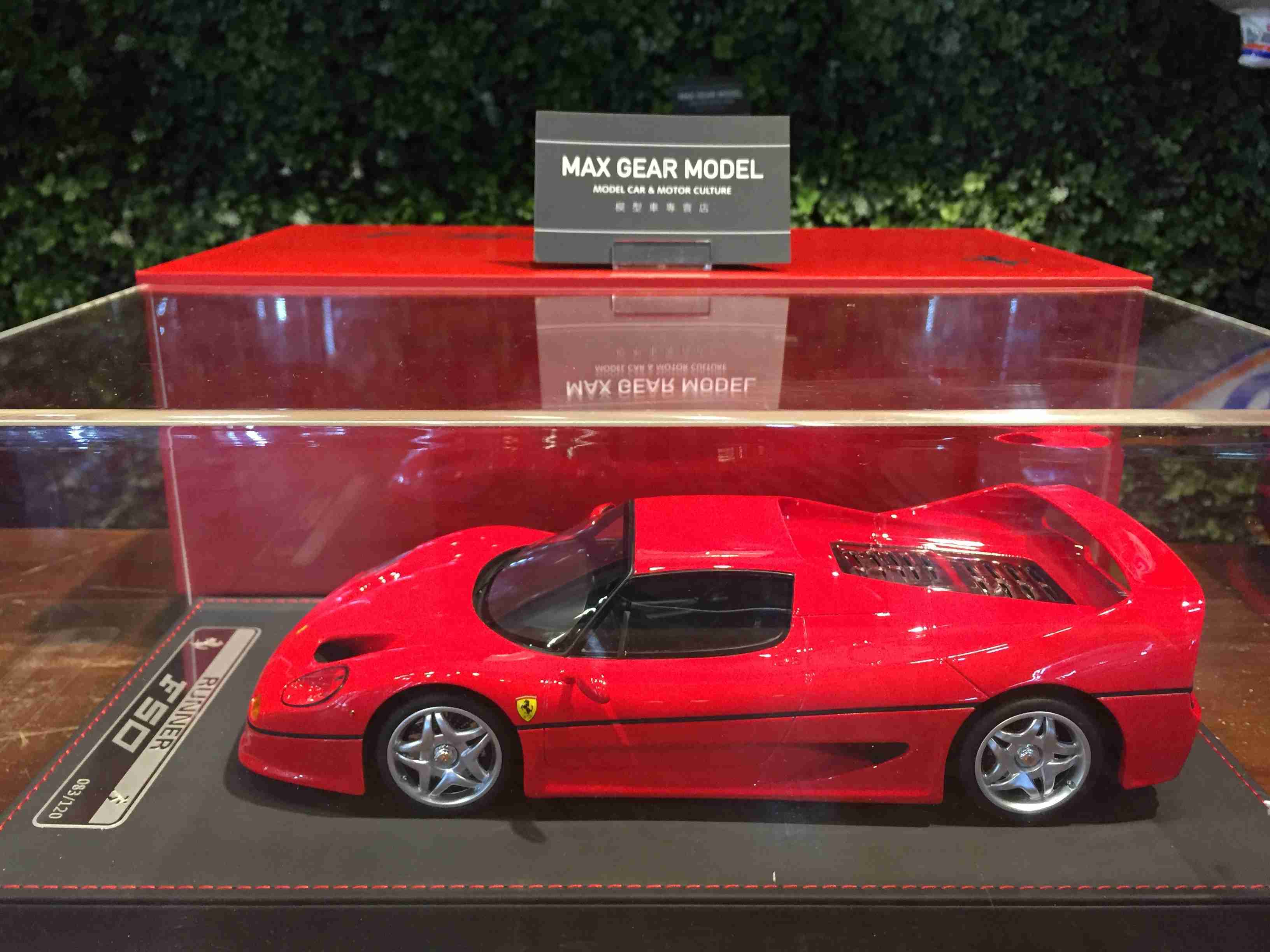 1/18 Runner Ferrari F50 Rosso Corsa ZD1811【MGM】