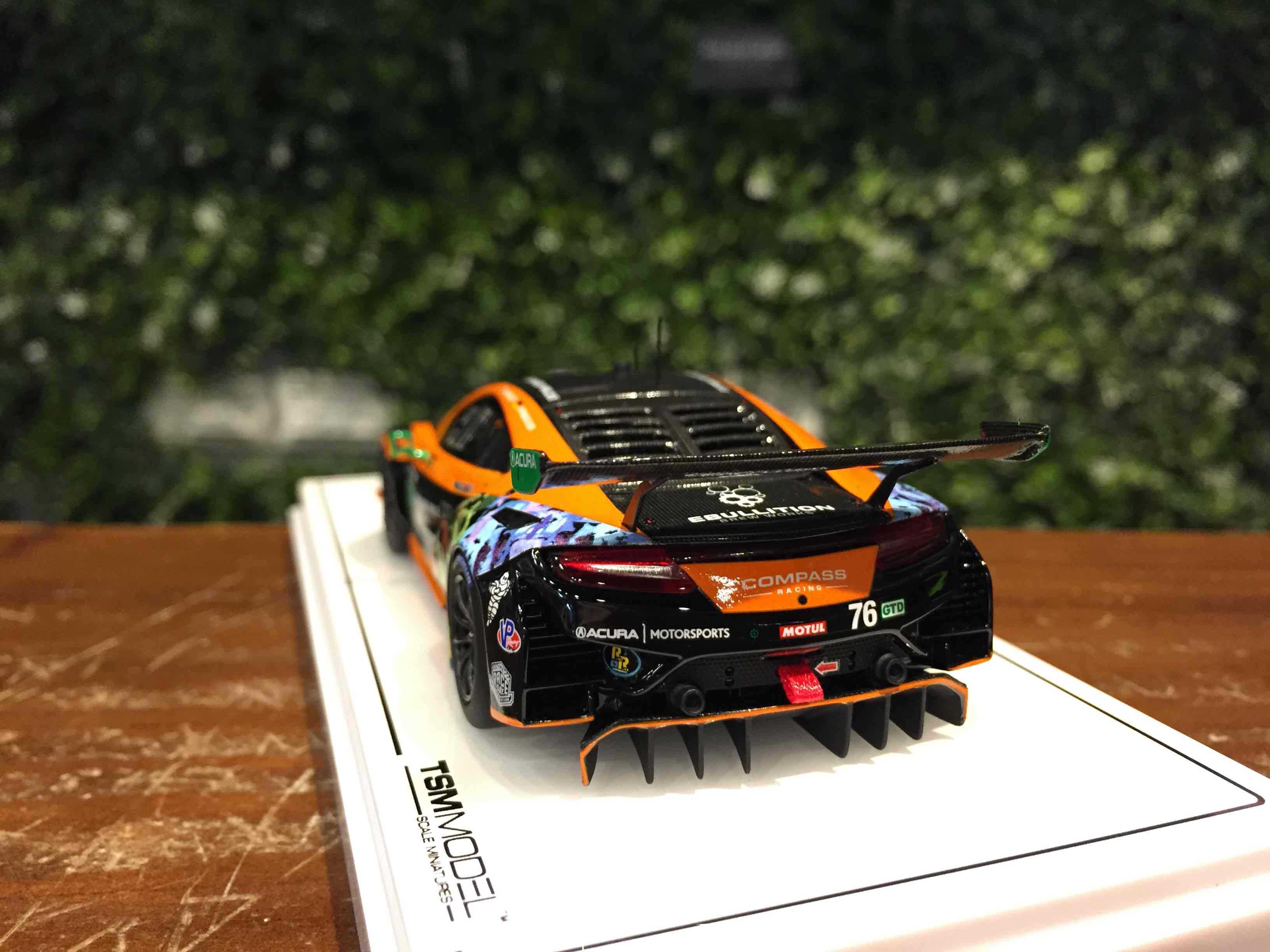 1/43 TSM Acura NSX GT3 EVO #76 IMSA 2021 TSM430628【MGM】