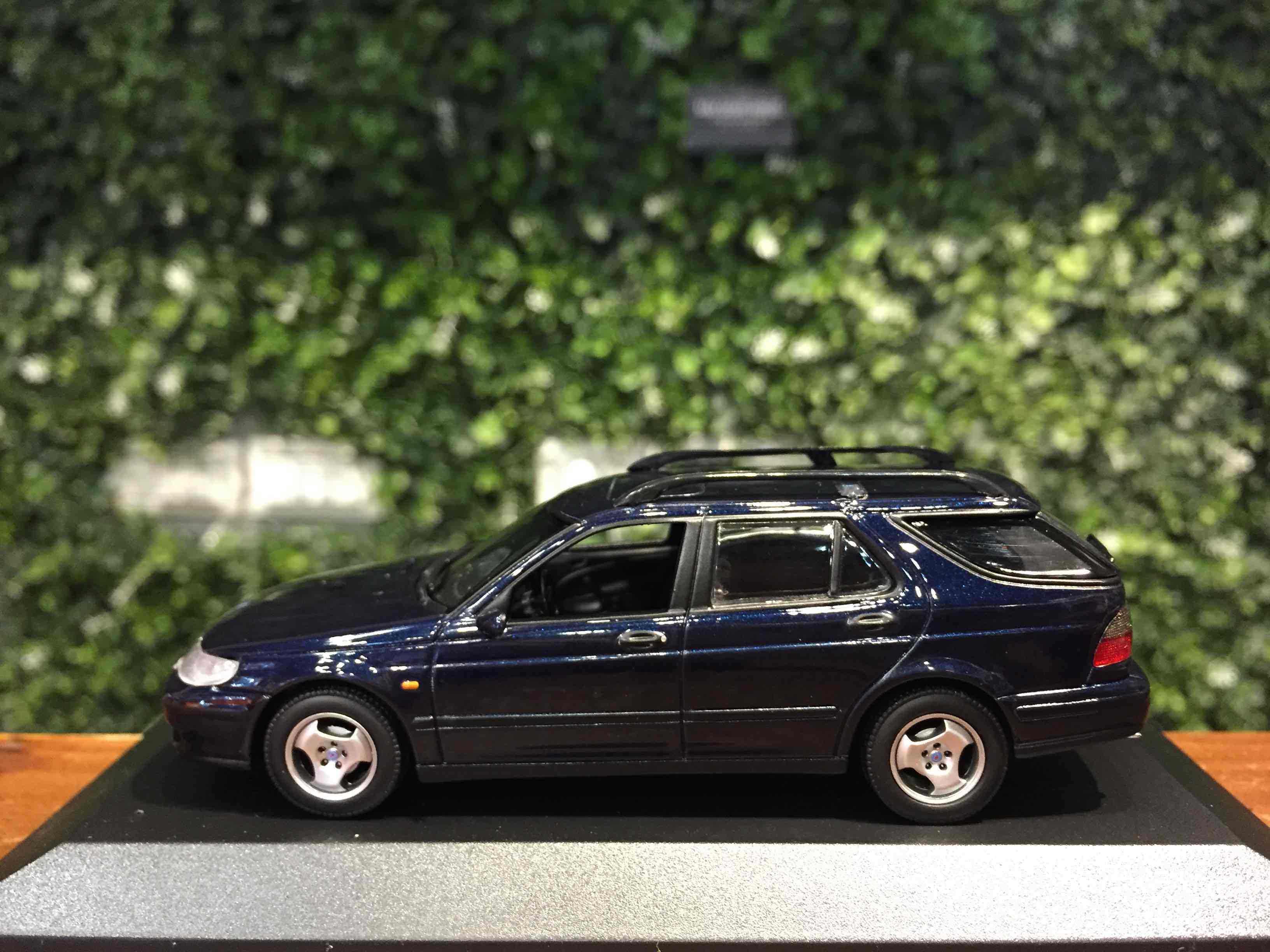 1/43 Minichamps Saab 9-5 Break 1999 Dark Blue 940170810【MGM】