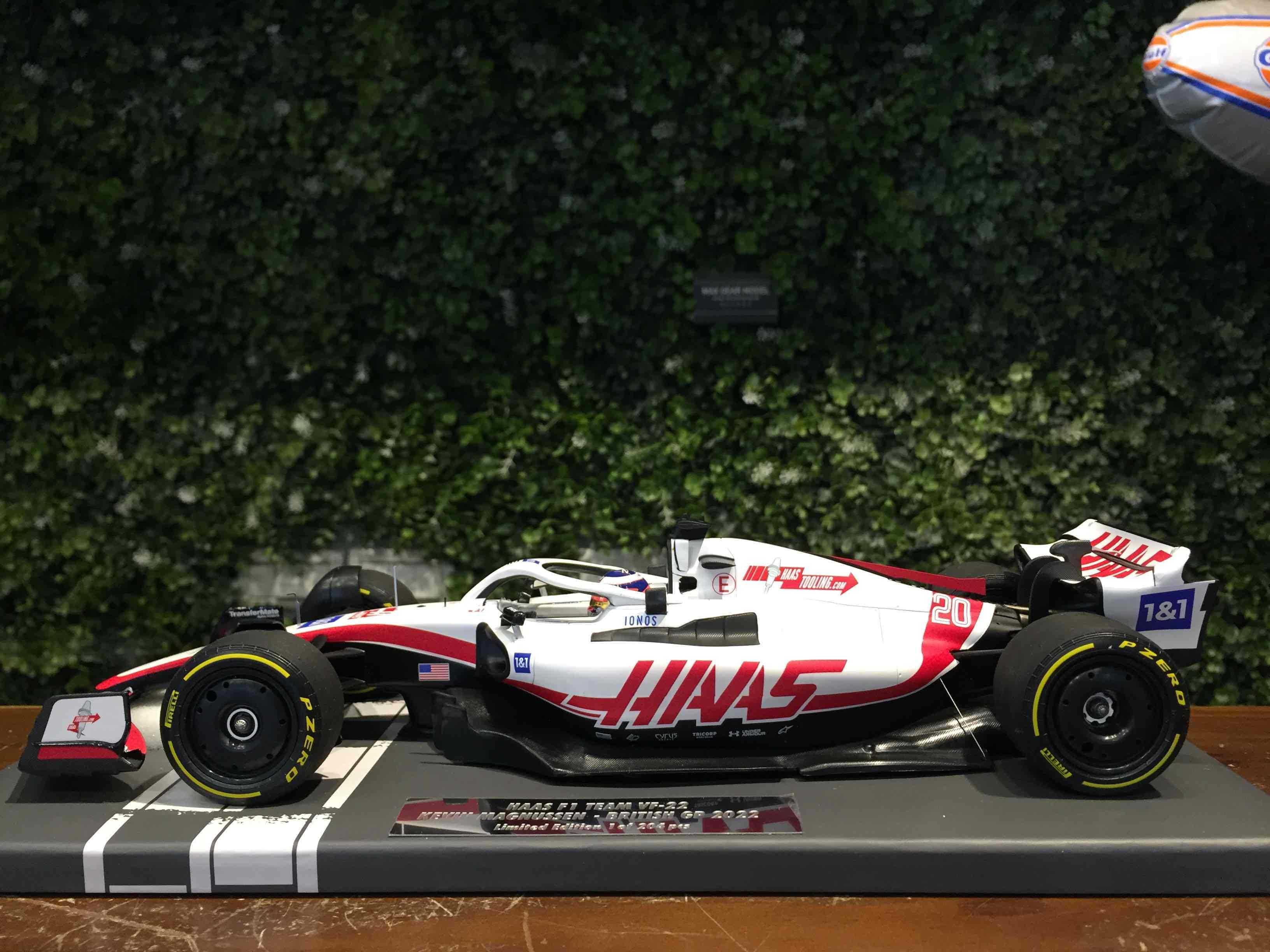 1/18 Minichamps HAAS VF22 F1 Kevin Magnussen 117221020【MGM】