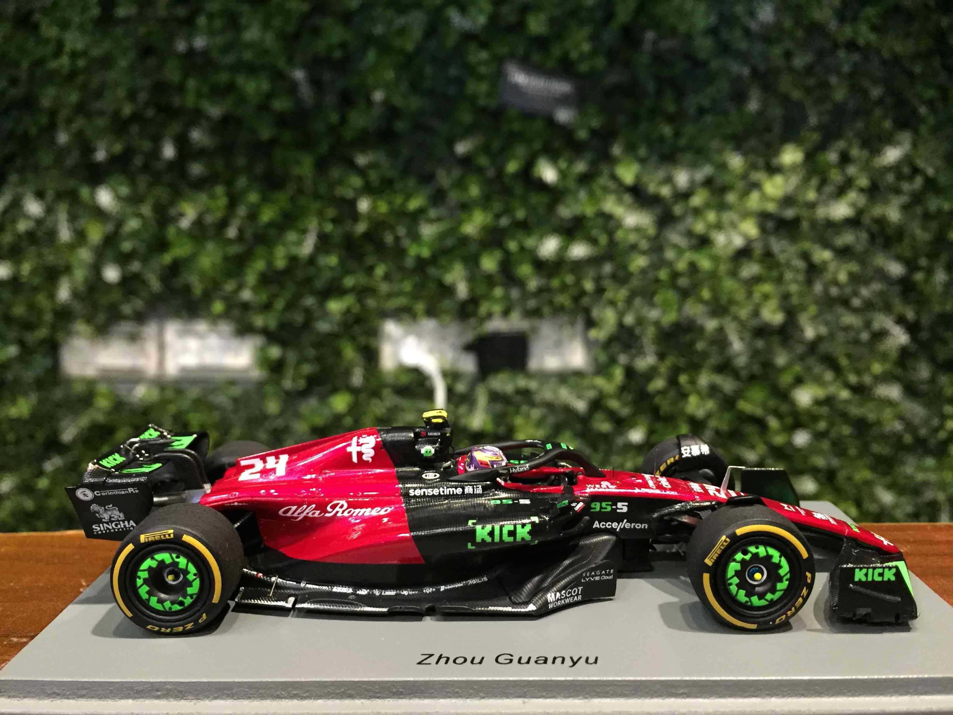 1/43 Spark Alfa Romeo C43 Zhou GuanYu GP 2023 S8922【MGM】