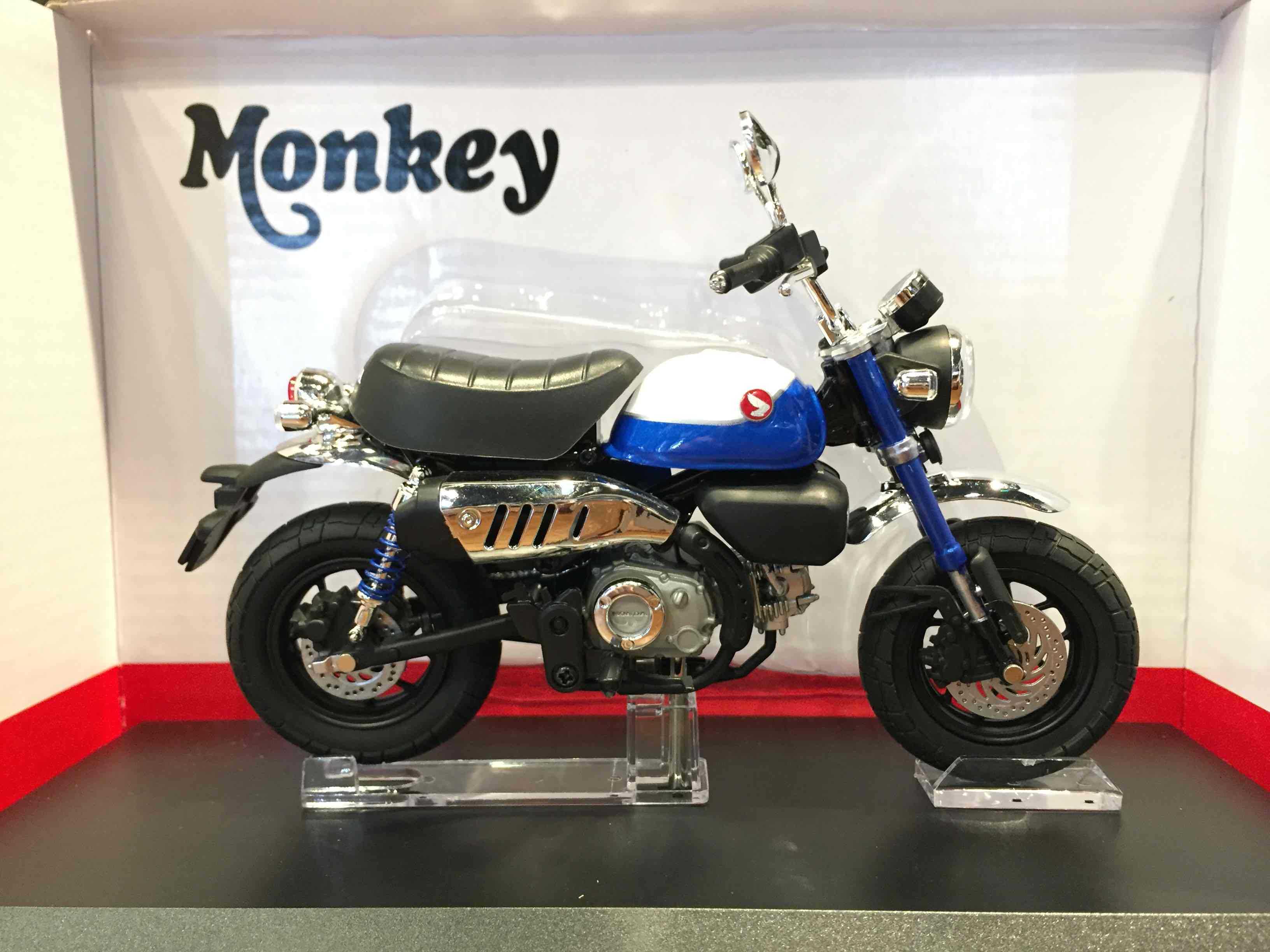 1/12 Aoshima Honda Monkey 125 2022 Blue 111215【MGM】