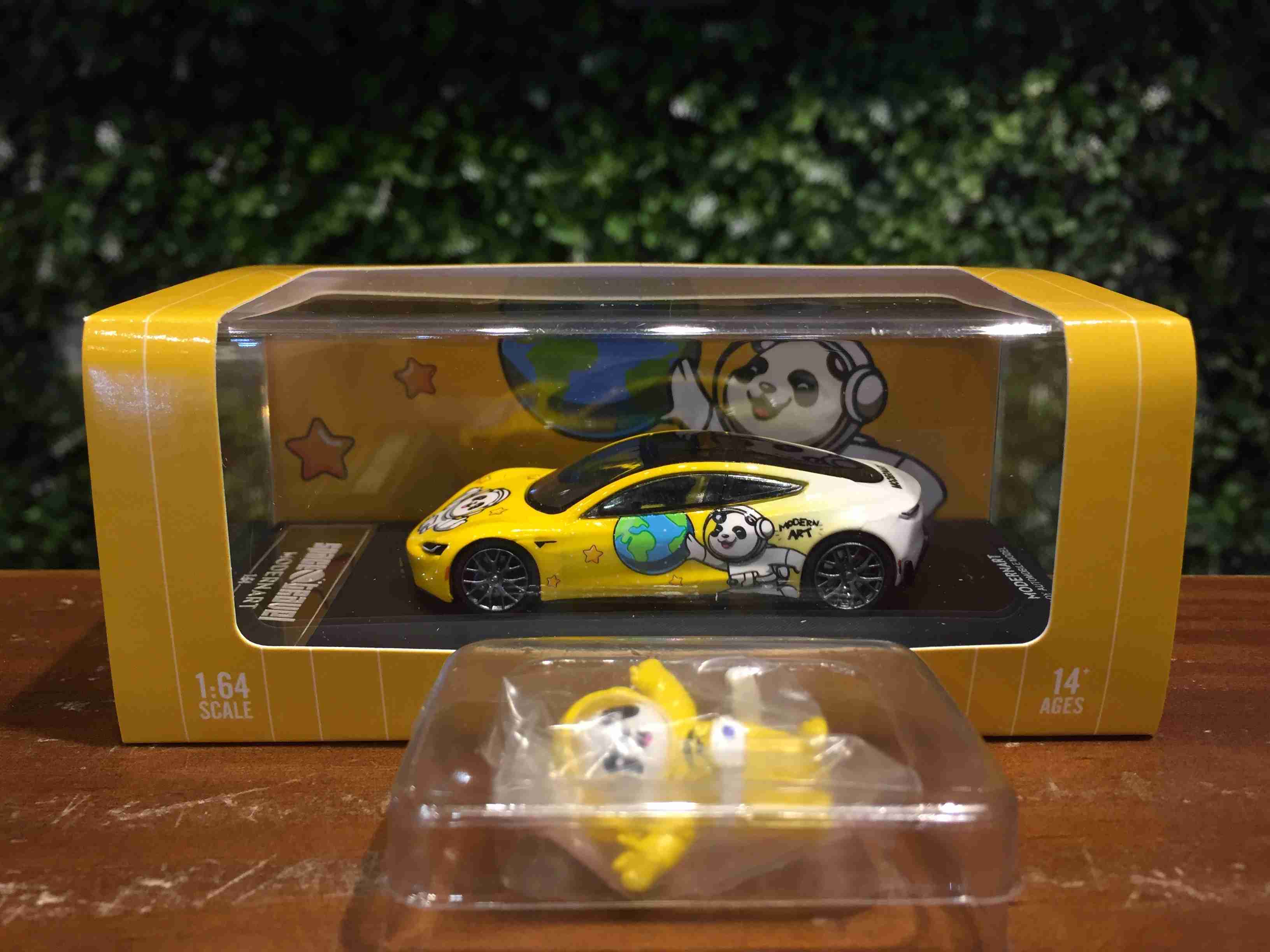 1/64 TimeModel Tesla Roadster Concept Yellow MD6422061【MGM】