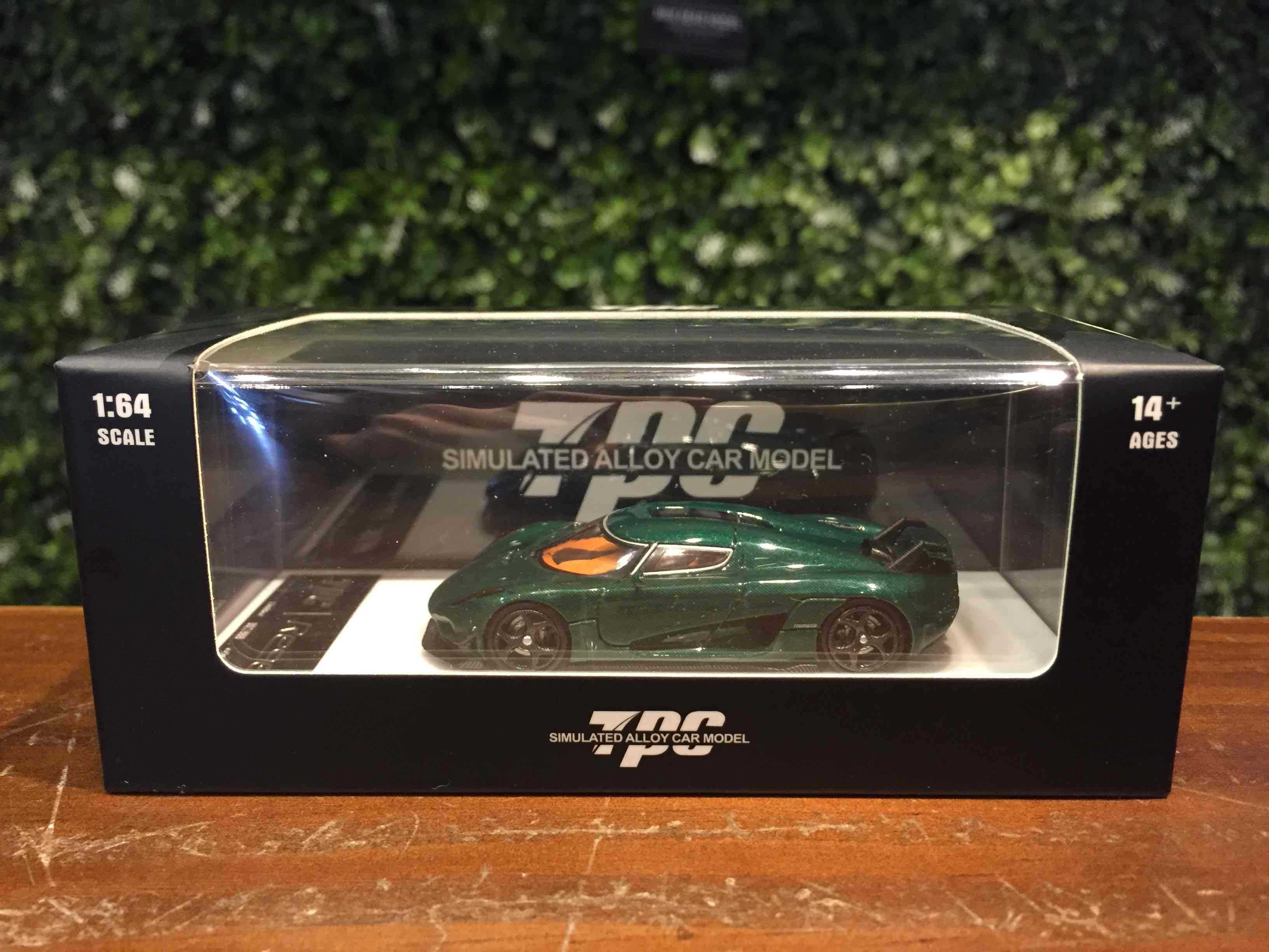 1/64 TPC Koenigsegg Regera Carbon Green TPC644901【MGM】