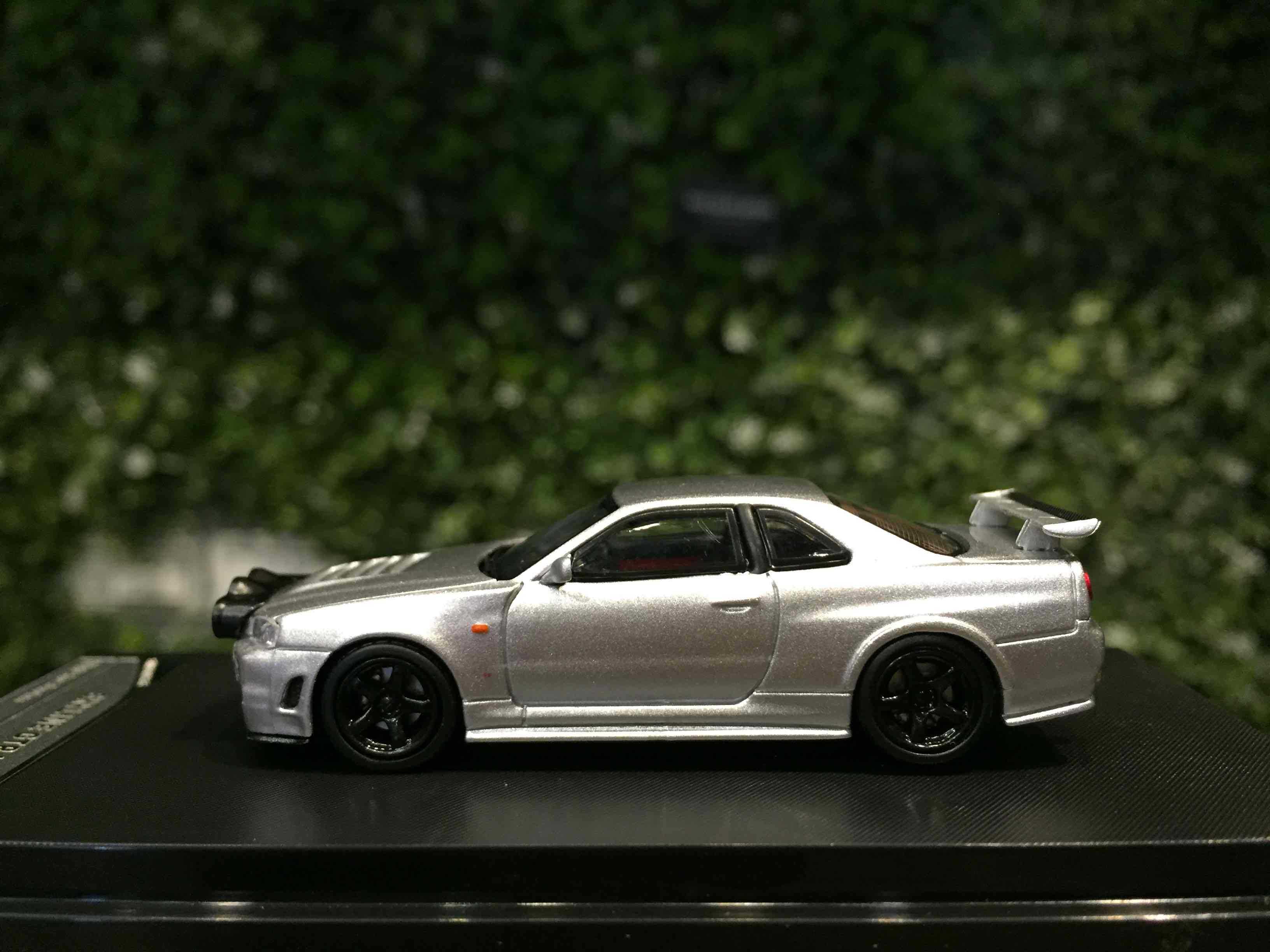 1/64 StreetWeapon Nissan Skyline GTR (R34) Drift Silver【MGM】