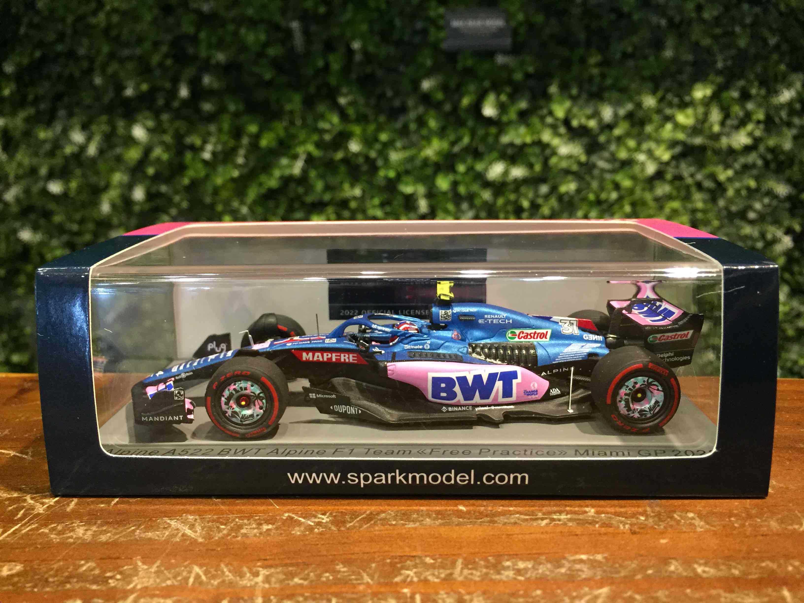 1/43 Spark Alpine A522 Esteban Ocon Miami GP 2022 S8521【MGM】