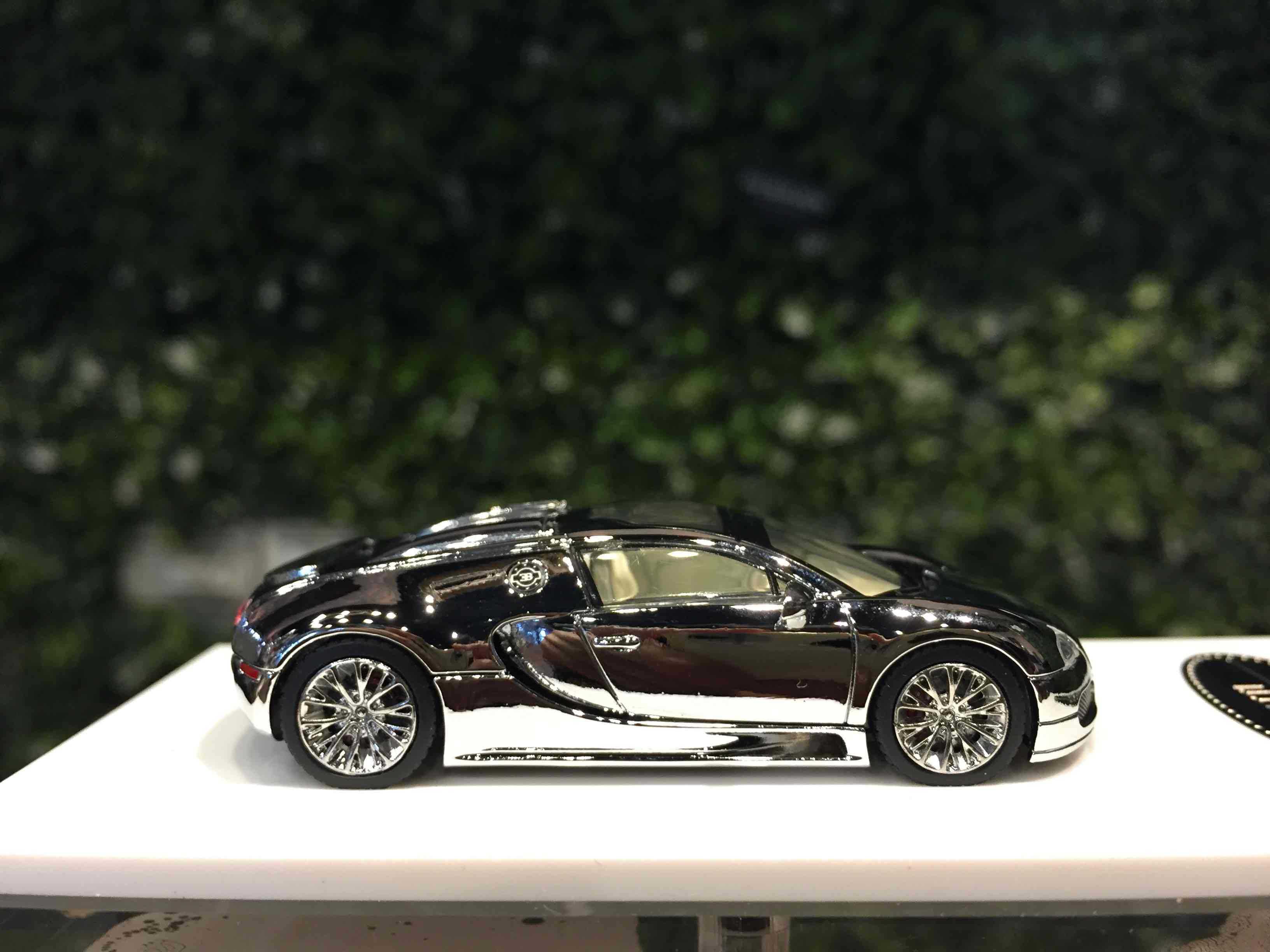 1/64 Mortal Bugatti Veyron Chrome Silver【MGM】