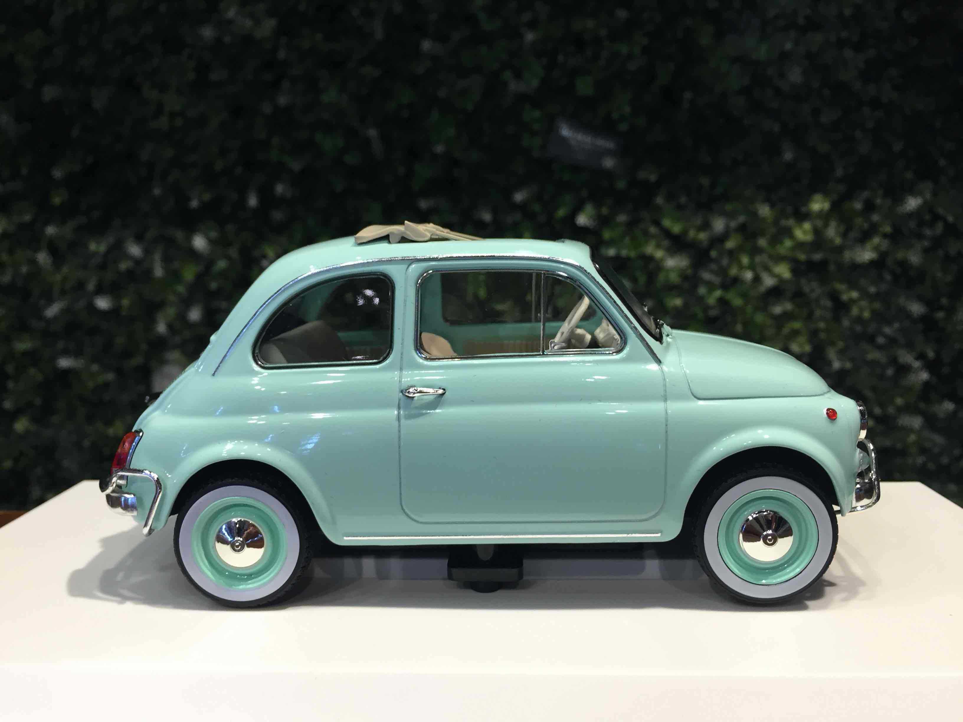 1/18 Norev Fiat 500L 1968 Pastel Blue 187777【MGM】