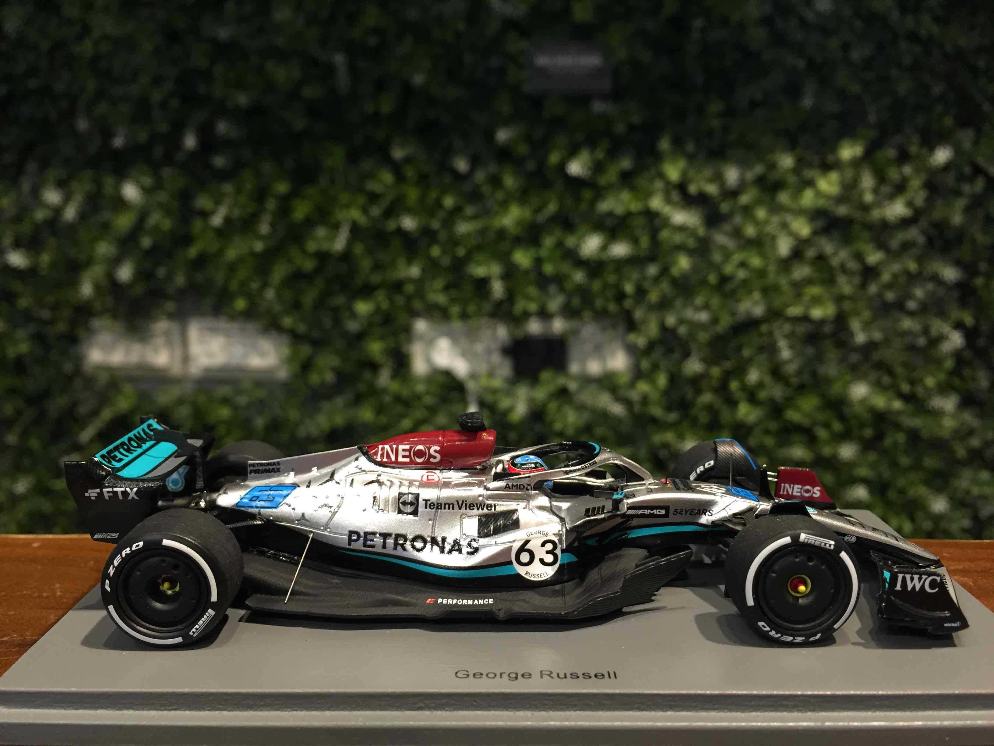 1/43 Spark Mercedes-AMG W13 George Russell 4th S8546【MGM】