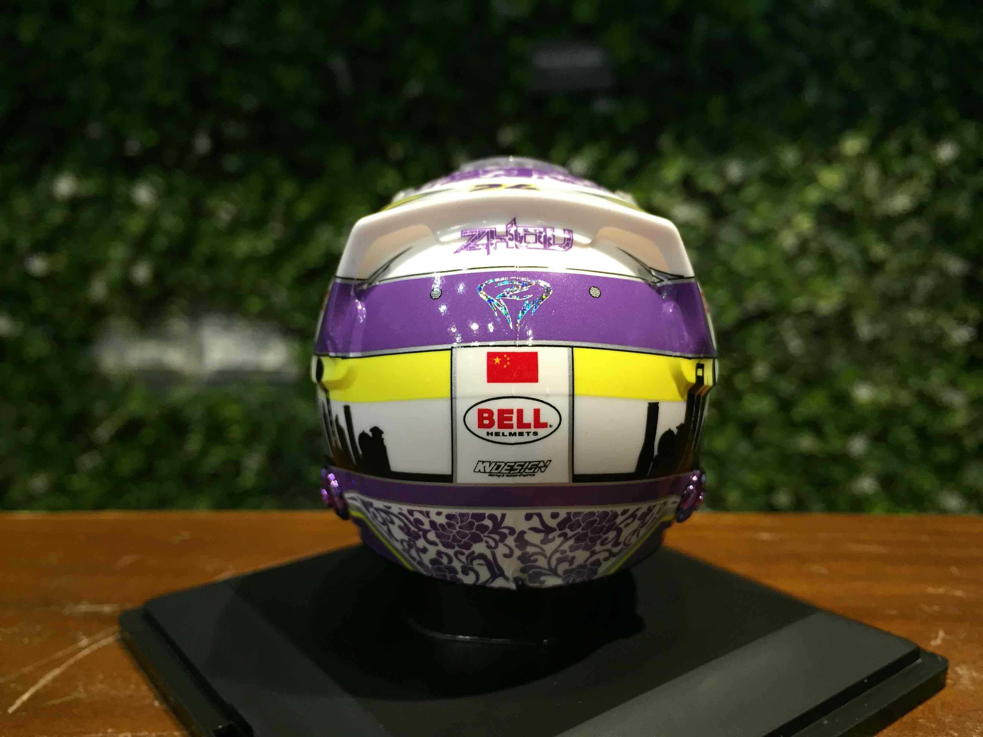 1/5 Spark Alfa Romeo C42 Zhou GuanYu Helmet 2022 5HF079【MGM】