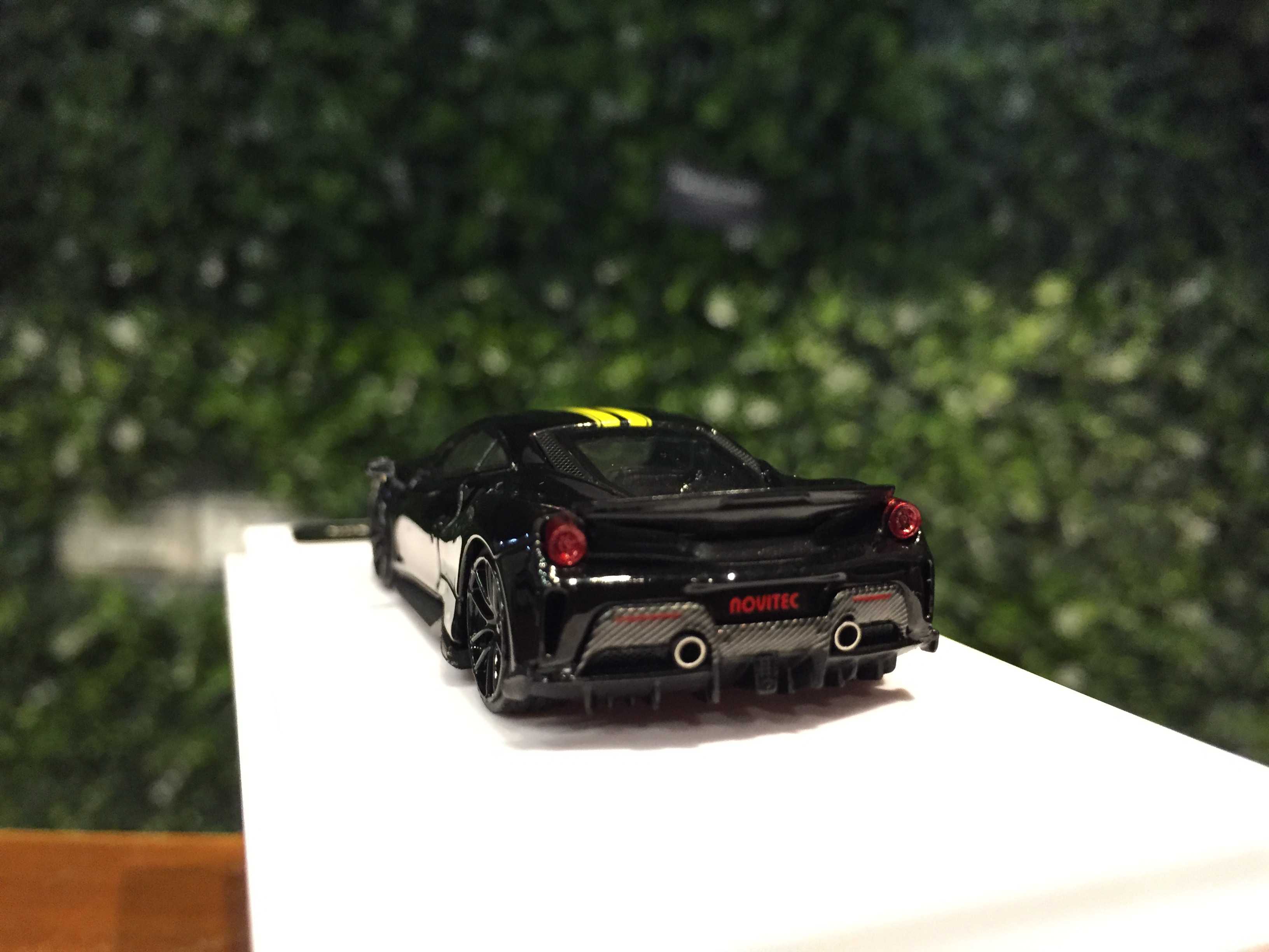 1/64 DCM Novitec Ferrari 488 Pista Black MET【MGM】