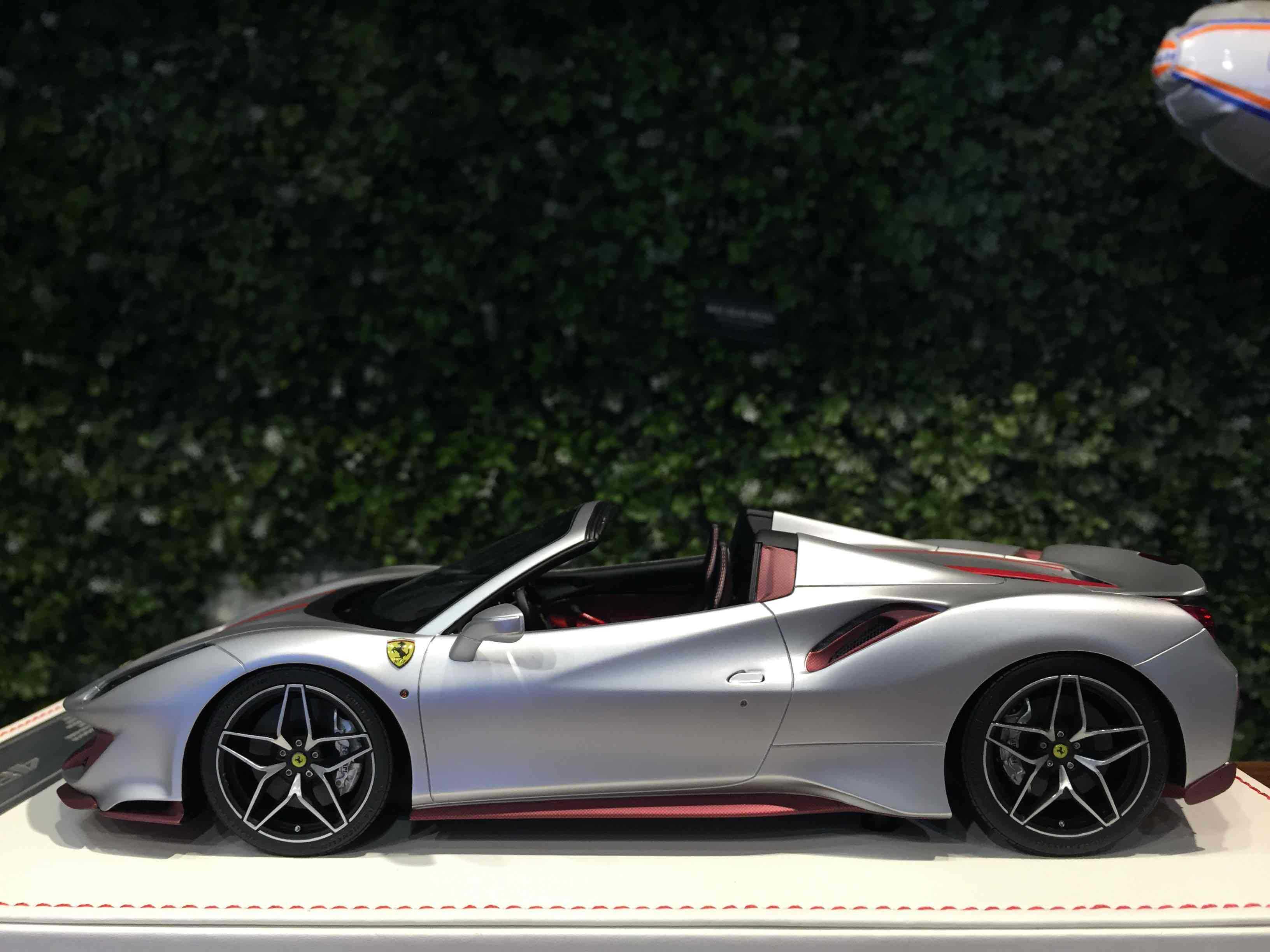 1/18 DinoModel Ferrari 488 Pista Spider Silver FPS010A【MGM】