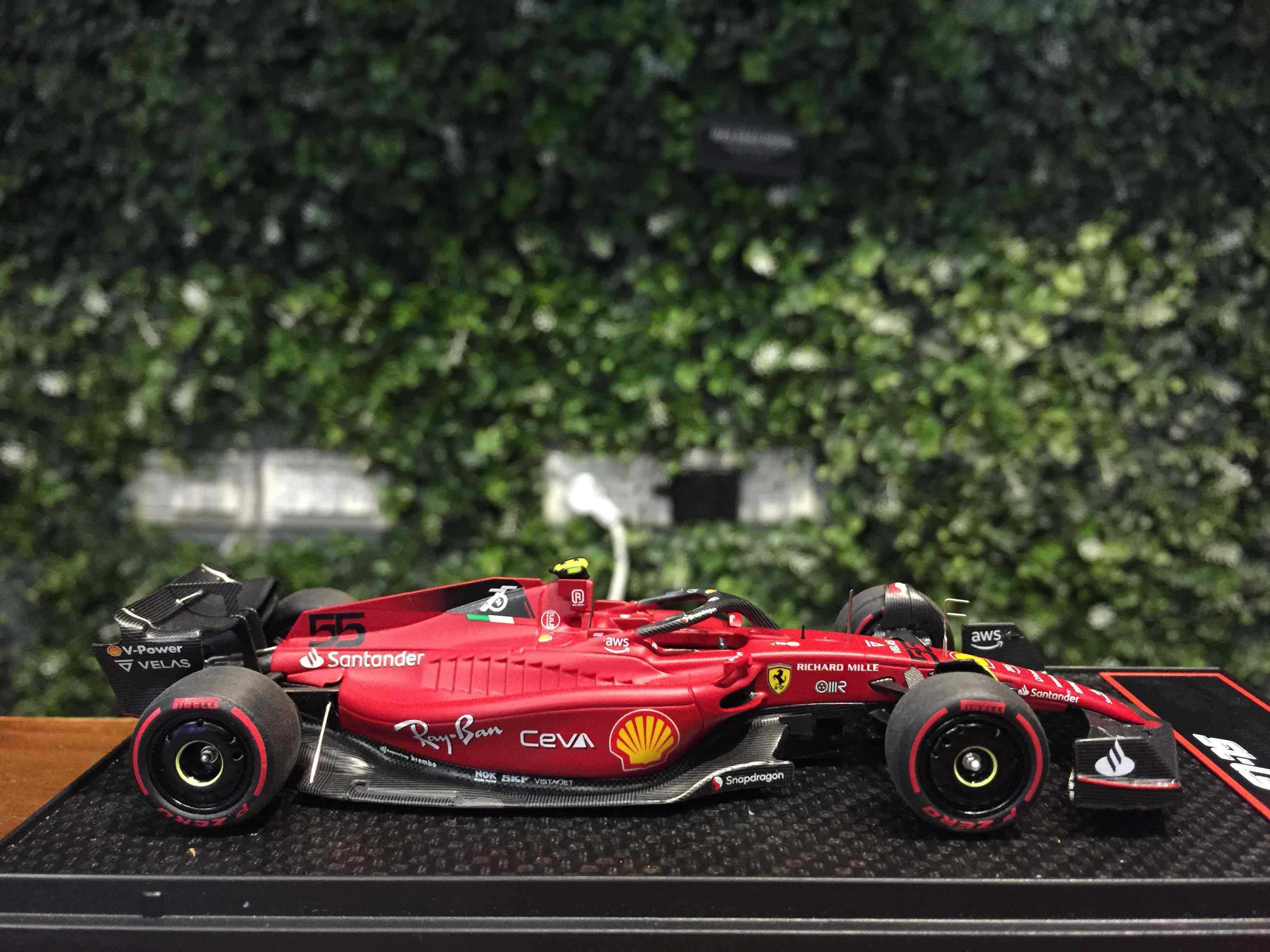 1/43 BBR Ferrari F1-75 Carlo Sainz Bahrain GP BBRC275B【MGM】