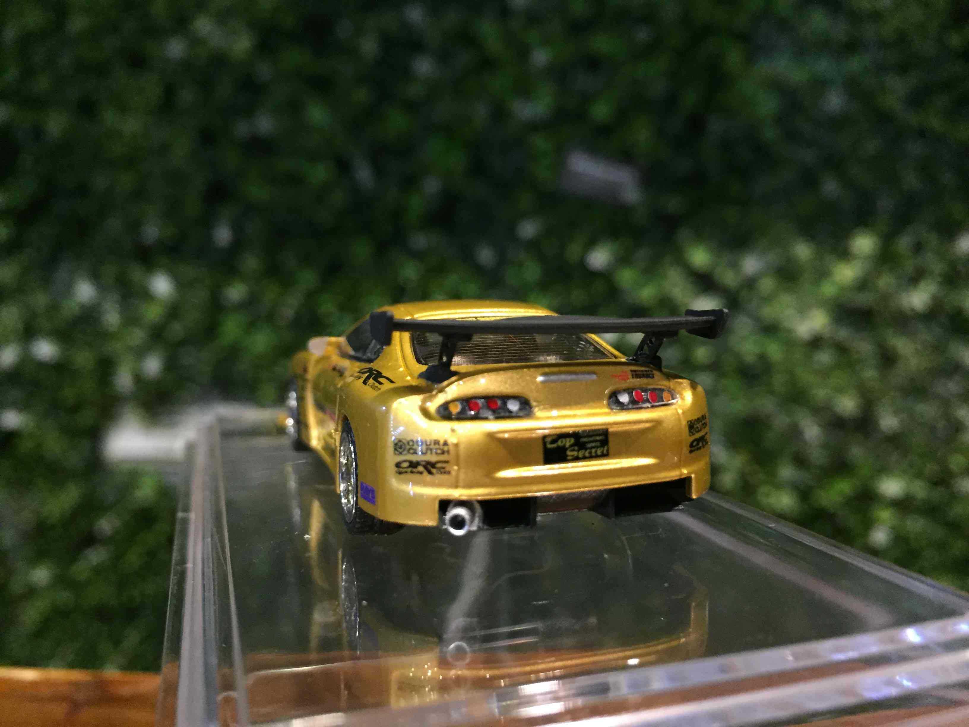 1/64 BMC Toyota Supra (JZA80) Top Secret Gold 64B0429【MGM】
