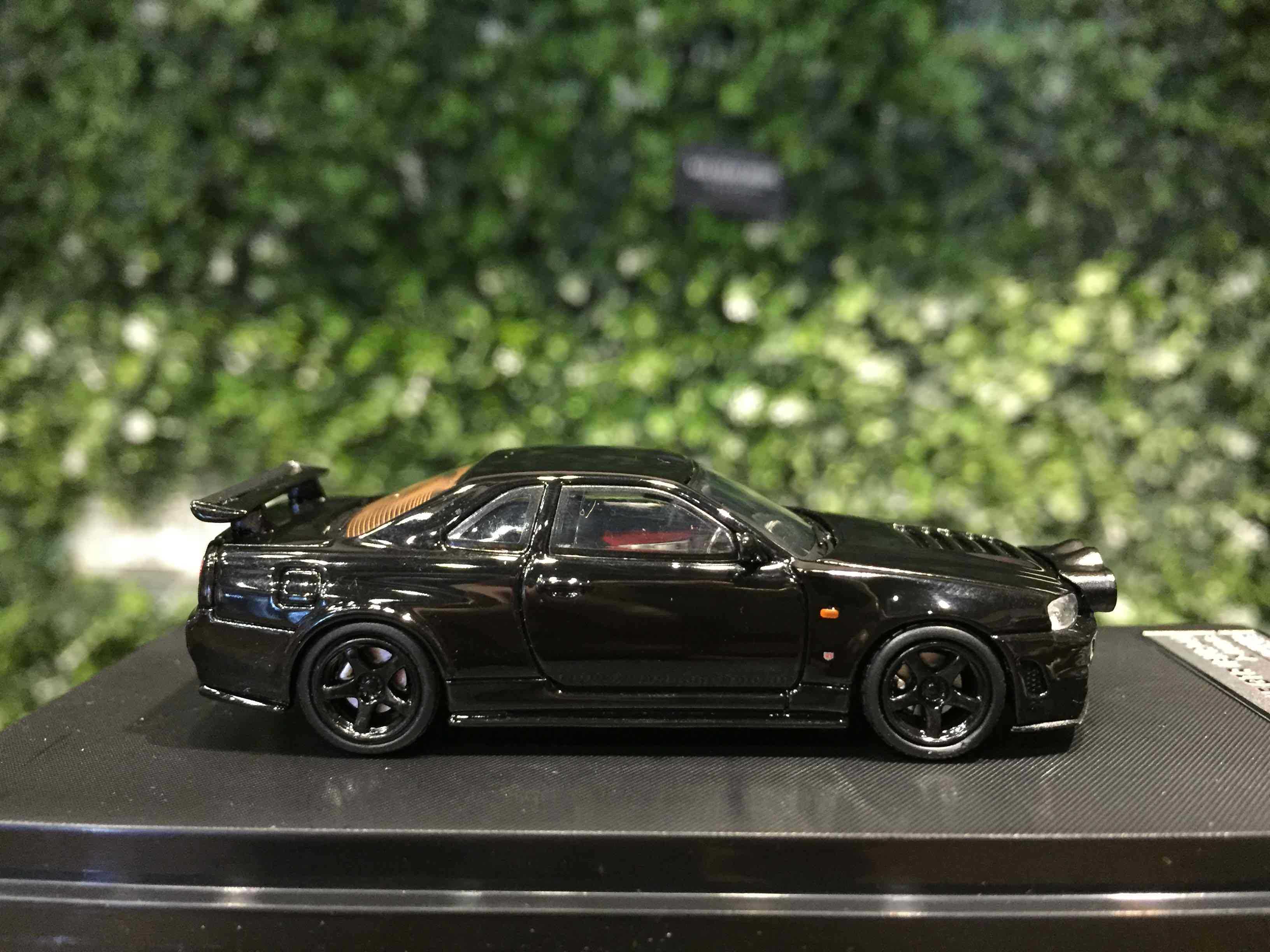 1/64 StreetWeapon Nissan Skyline GTR (R34) Drift Black【MGM】