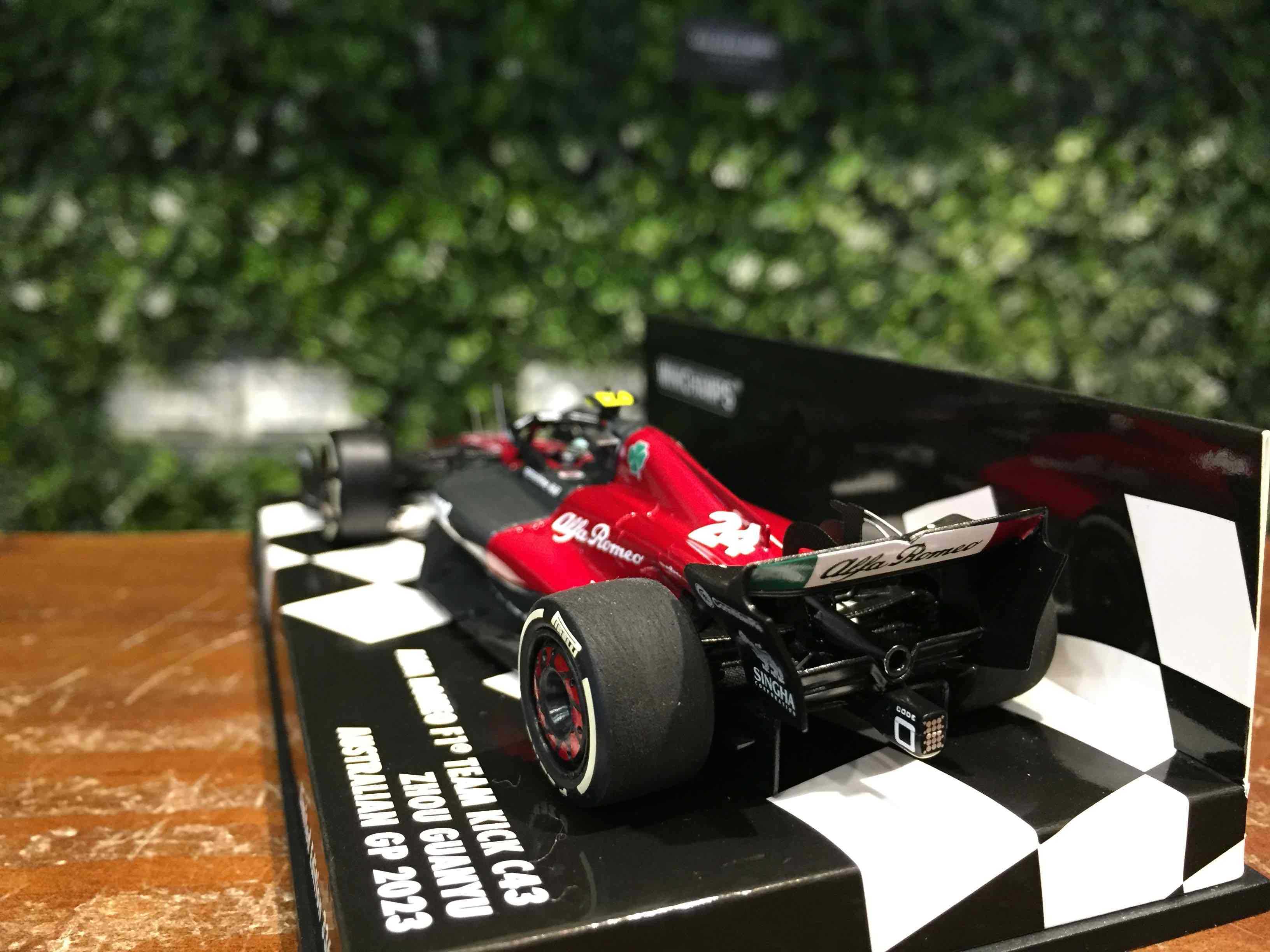 1/43 Minichamps Alfa Romeo C43 Zhou GuanYu 417230124【MGM】