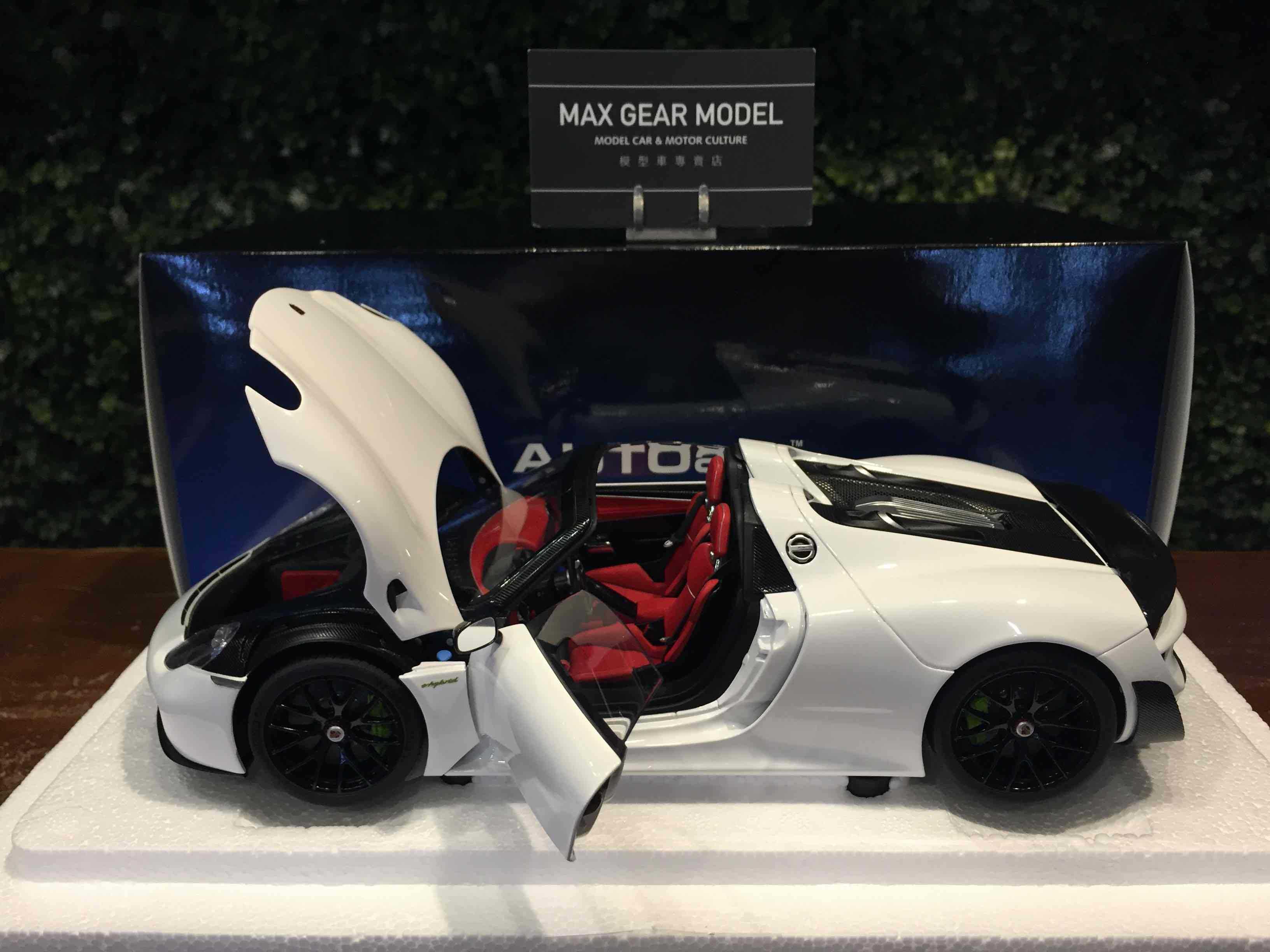 1/18 AUTOart Porsche 918 Spyder Weissach Package 77920【MGM】