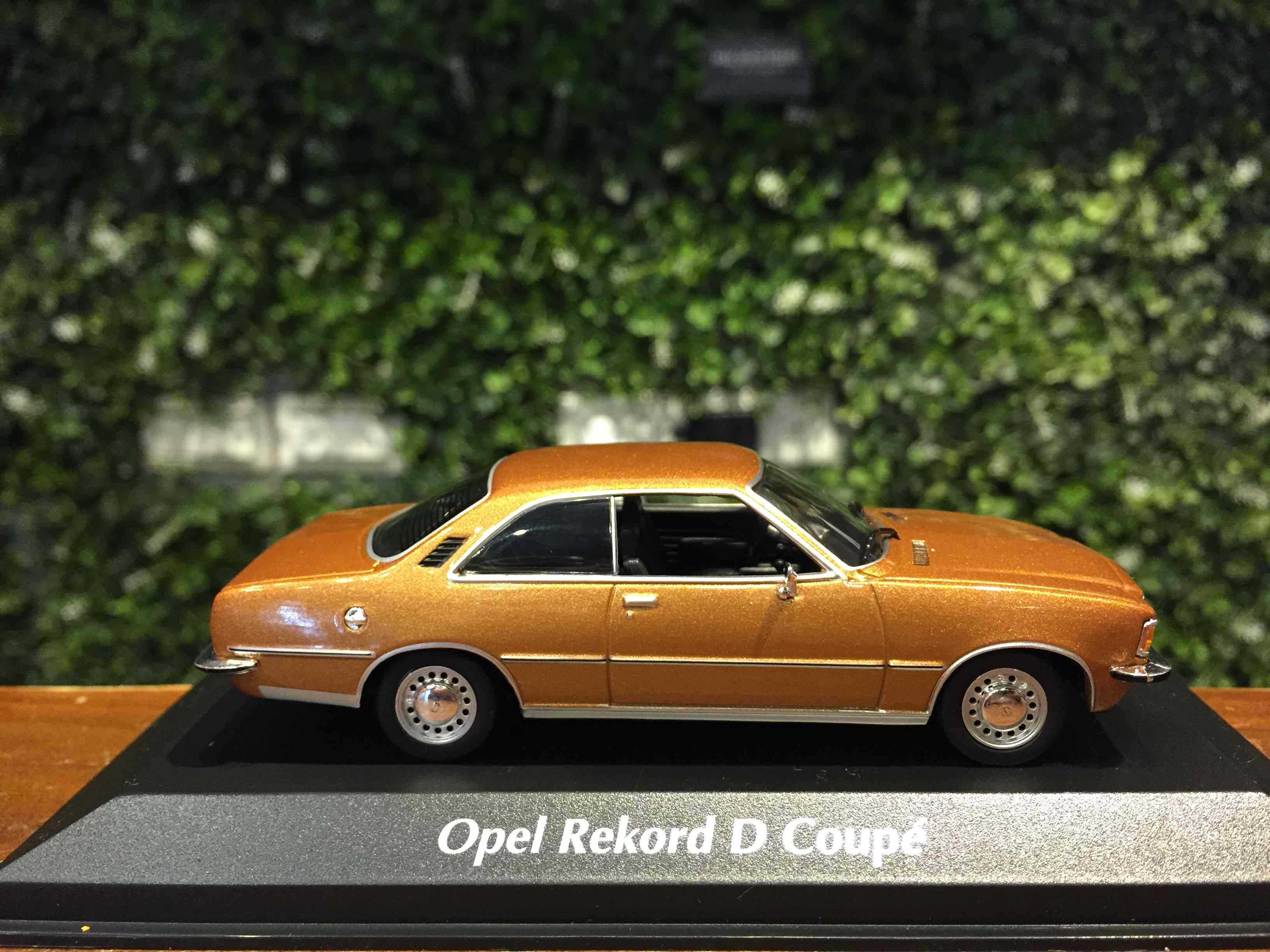 1/43 Minichamps Opel Rekord D Coupe 1975 Gold 940044020【MGM】