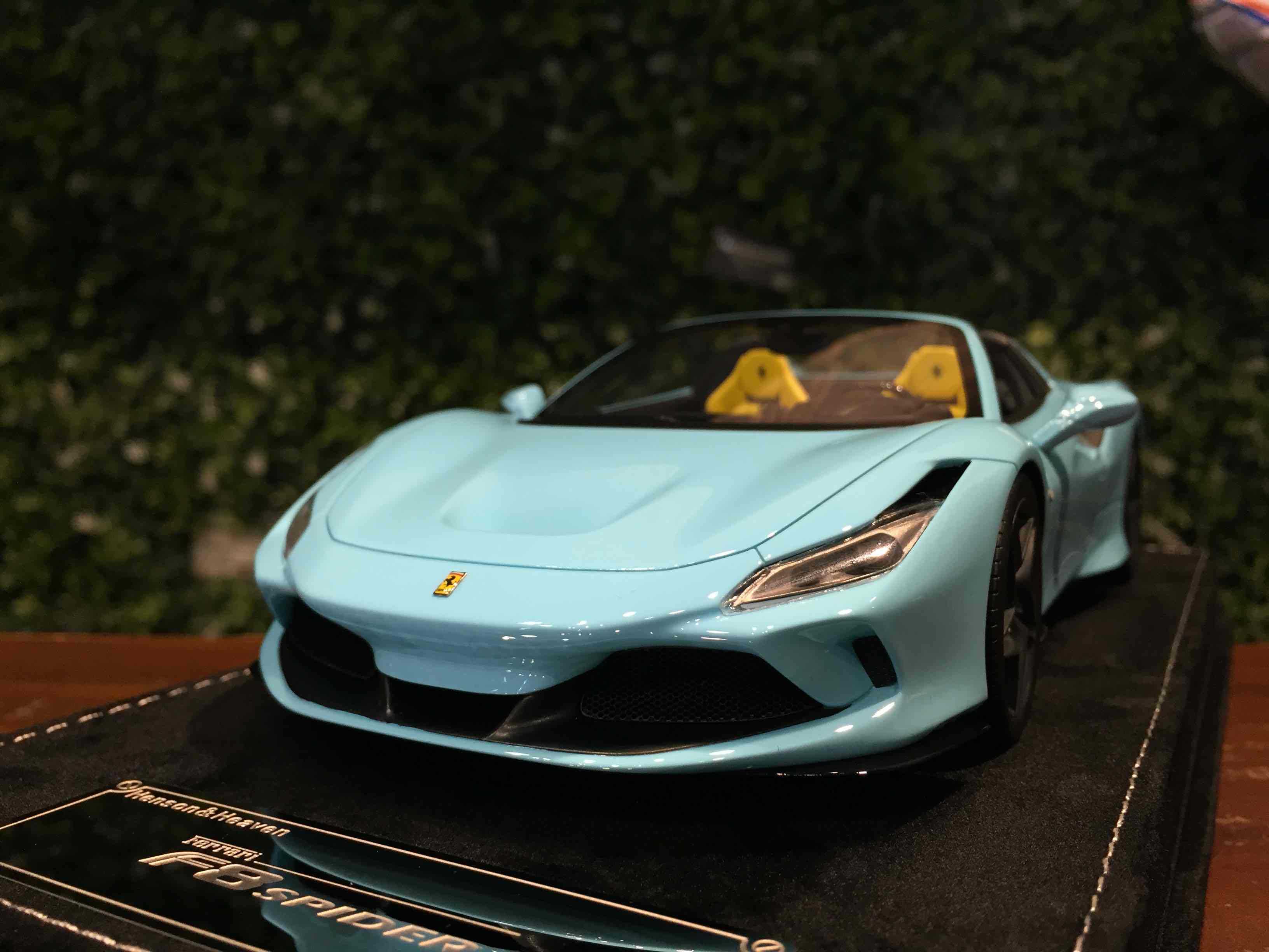 1/18 HH Model Ferrari F8 Tributo Spider Tiffany Blue【MGM】