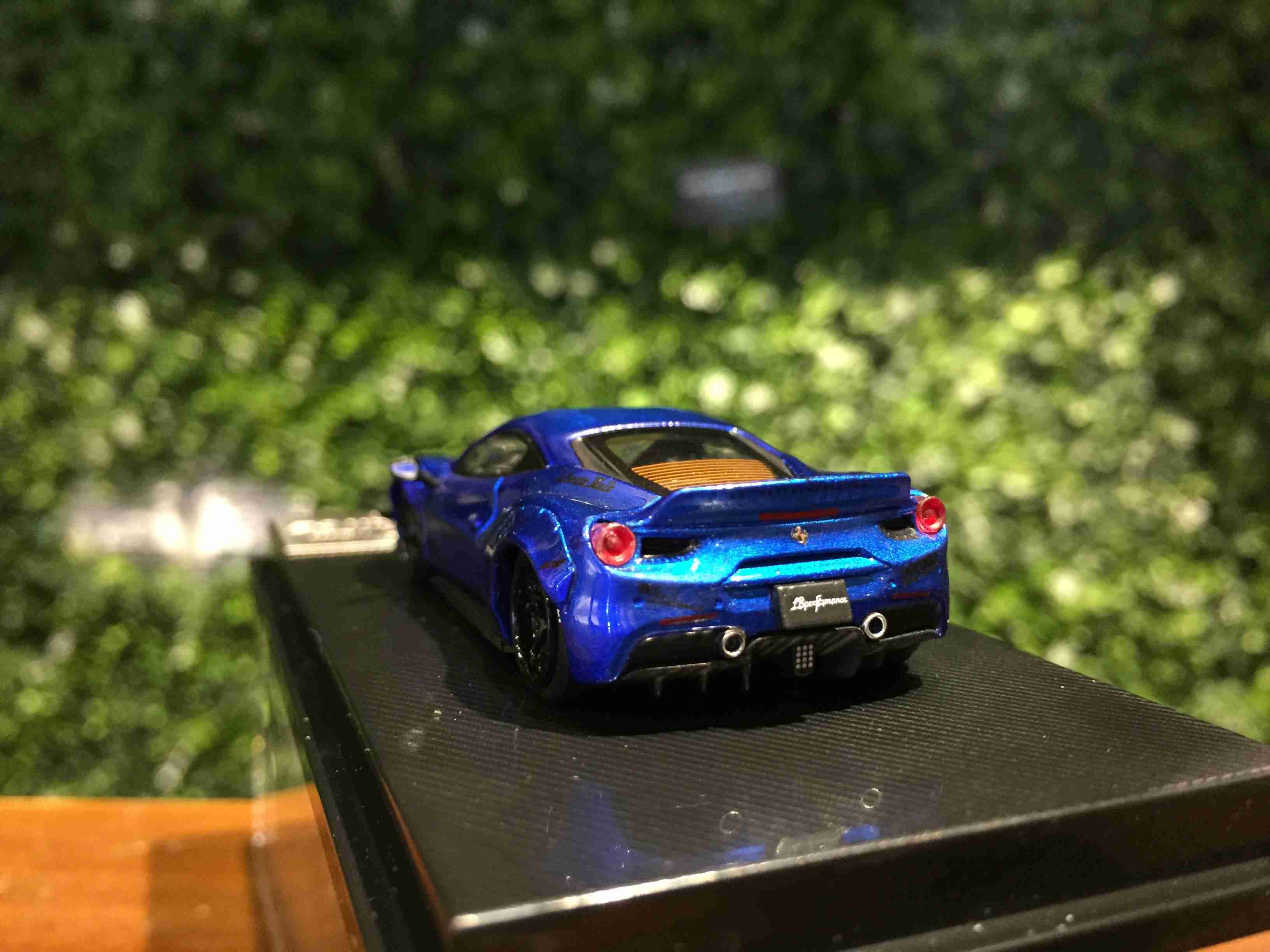 1/64 CM-Model LB-Works Ferrari 488 GTB Blue CM6448805【MGM】