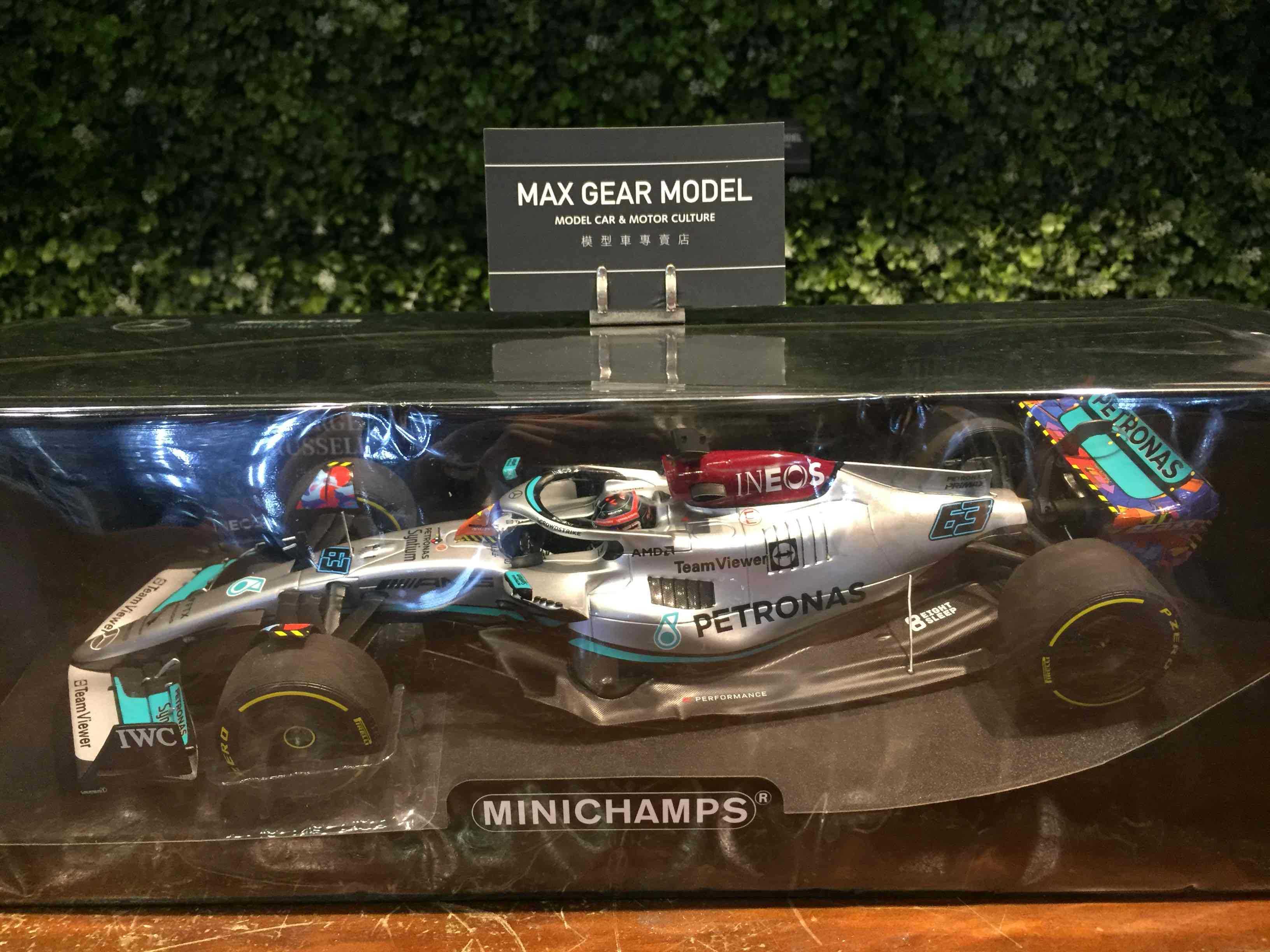 1/18 Minichamps MercedesAMG W13 GeorgeRussell 110220563【MGM】