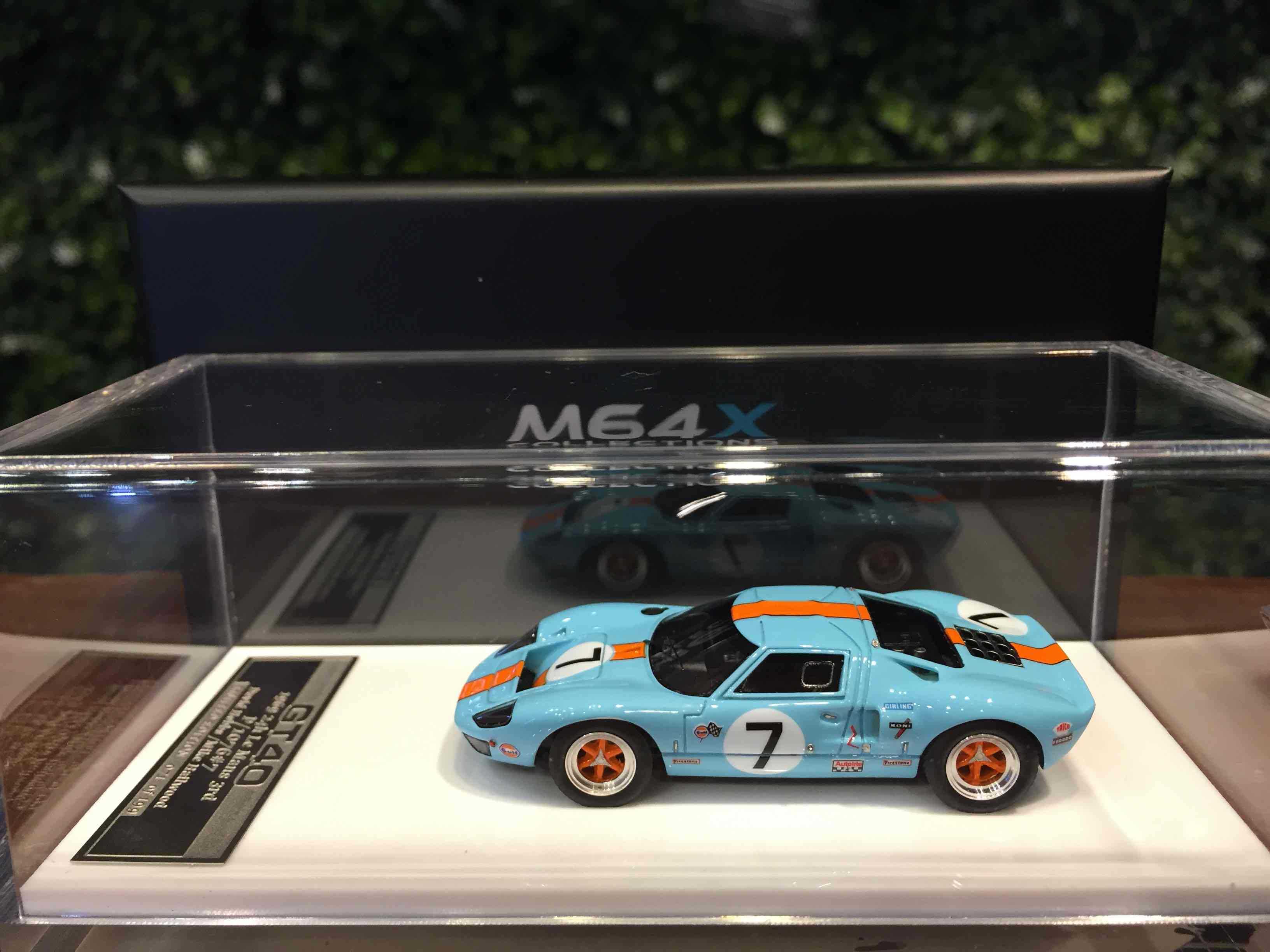 1/64 SCM Ford GT40 MK1 #7 1969 LM 3rd SCM10C【MGM】