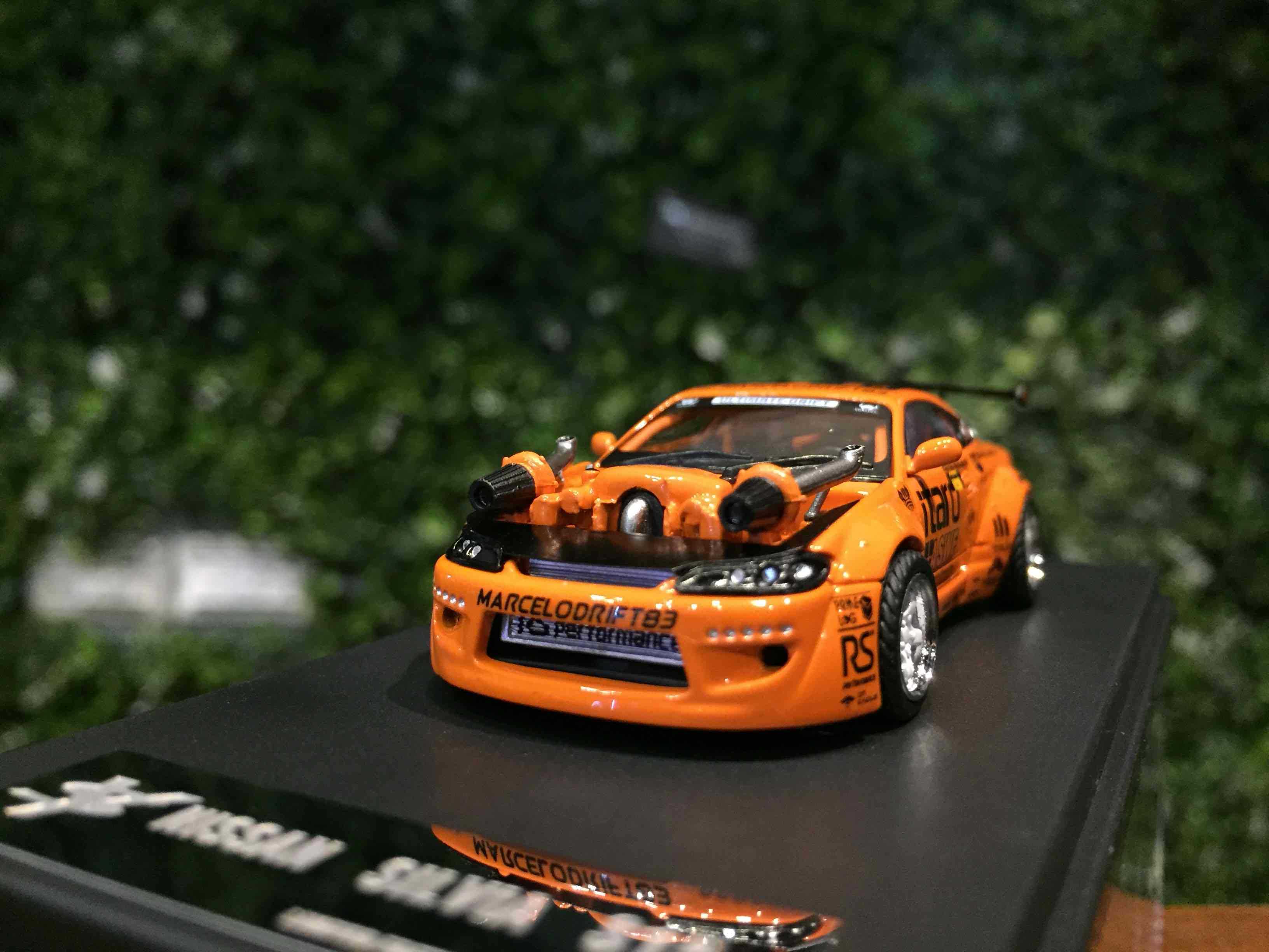 1/64 YS Nissan Silvia S15 4.0 V8 Orange【MGM】