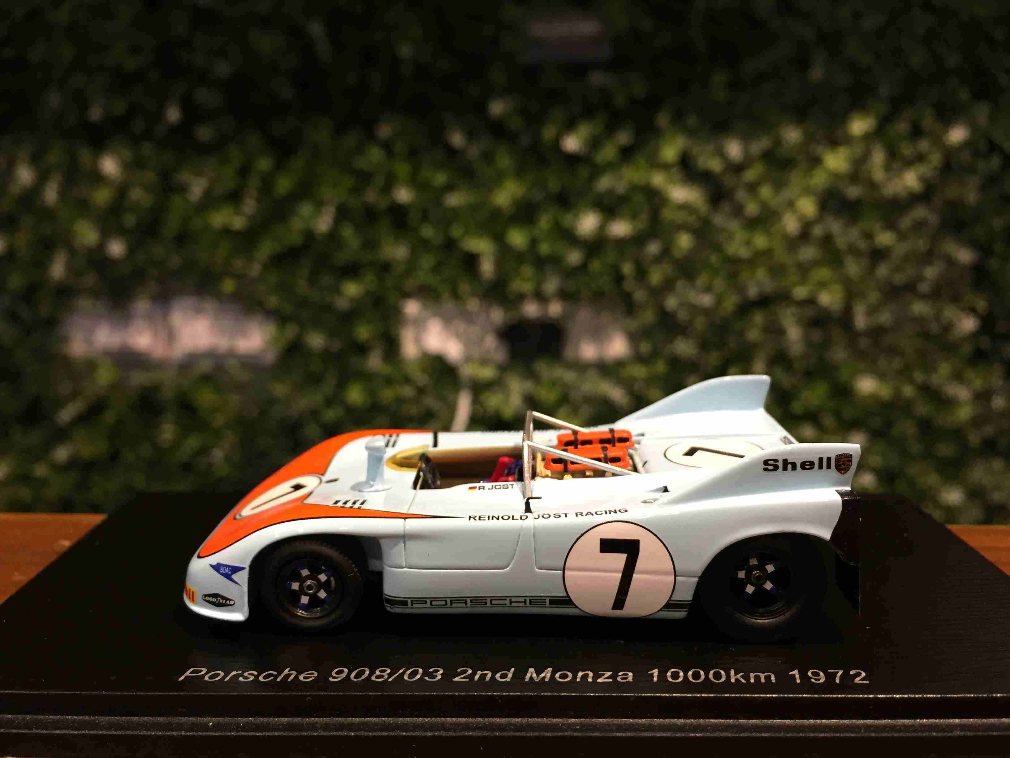 1/43 Spark Porsche 908/03 2nd Monza 1000km 1972 S2333【MGM】