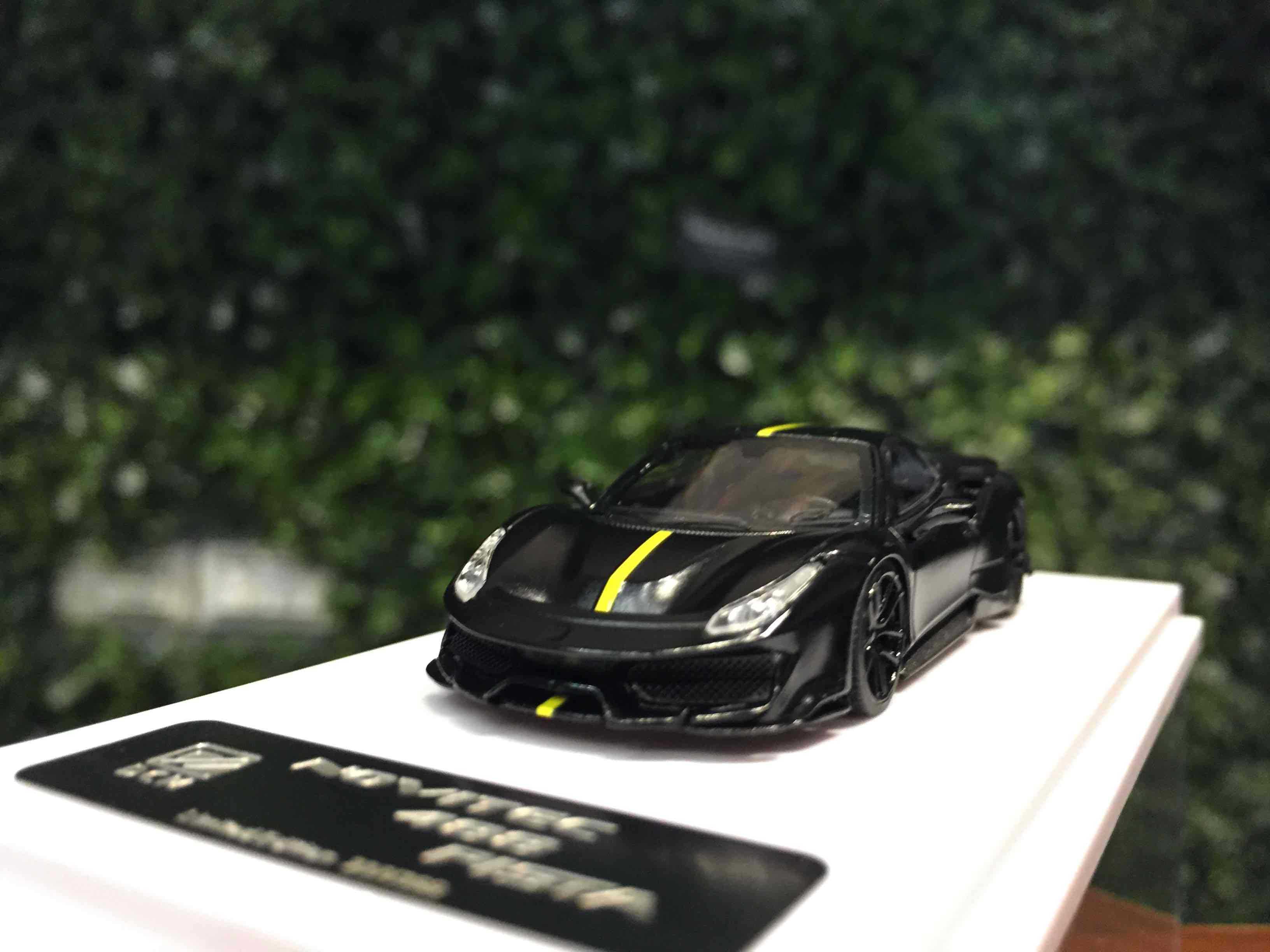 1/64 DCM Novitec Ferrari 488 Pista Matte Black【MGM】