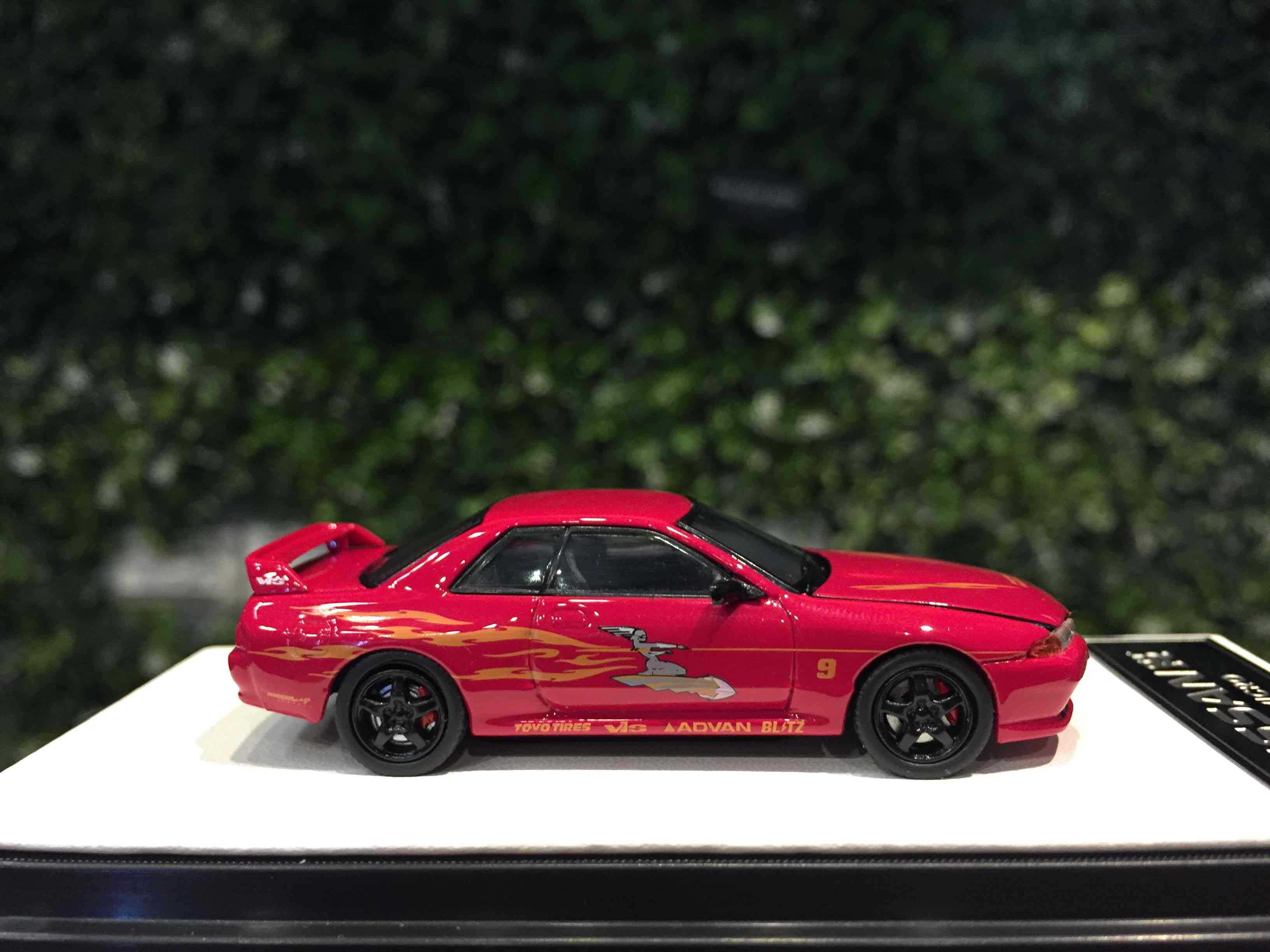 1/64 TimeModel Nissan Skyline GT-R (R32) Wine TM644121【MGM】