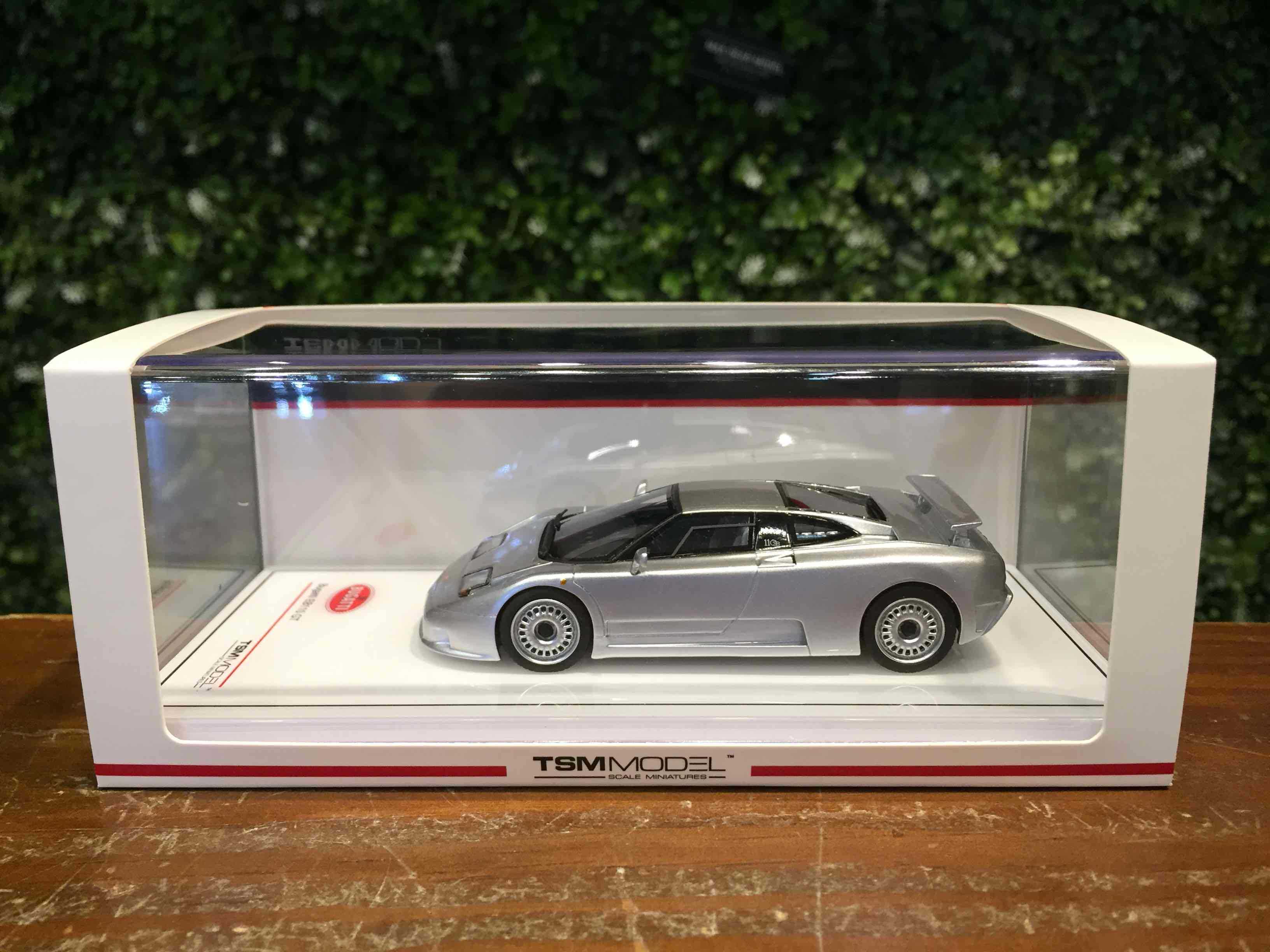 1/43 TSM Bugatti EB110 GT Grigio Chiaro TSM430675【MGM】