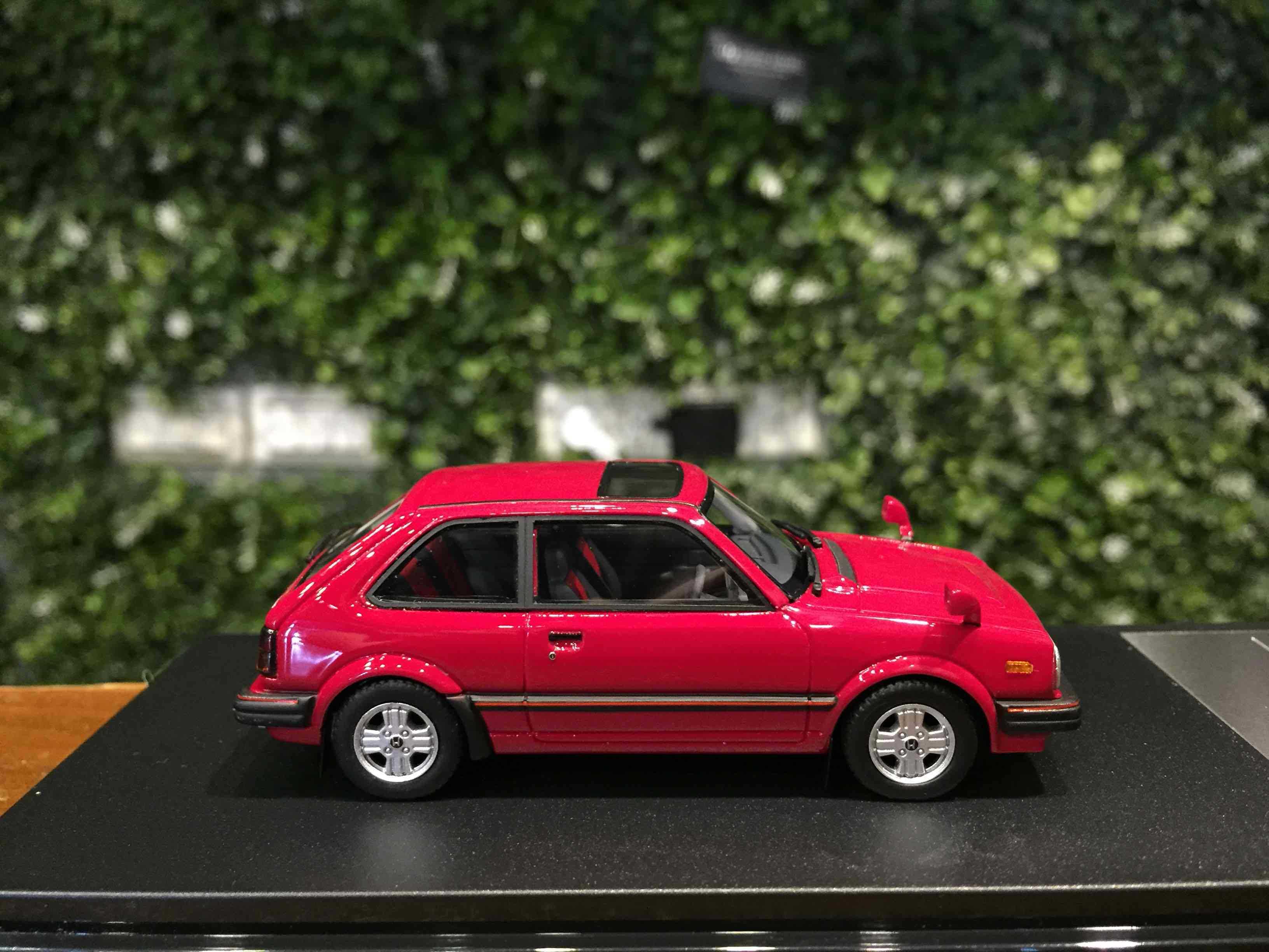 1/43 Hi-Story Honda Civic CX-S 1981 Red HS316RE【MGM】