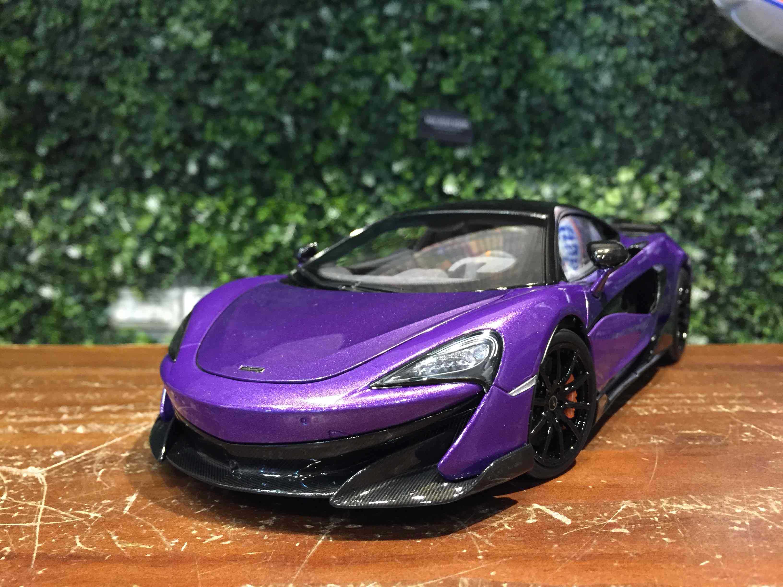 LCD McLaren 600LT パープル ミニカー 1/18 LCD MODELS LCD18006