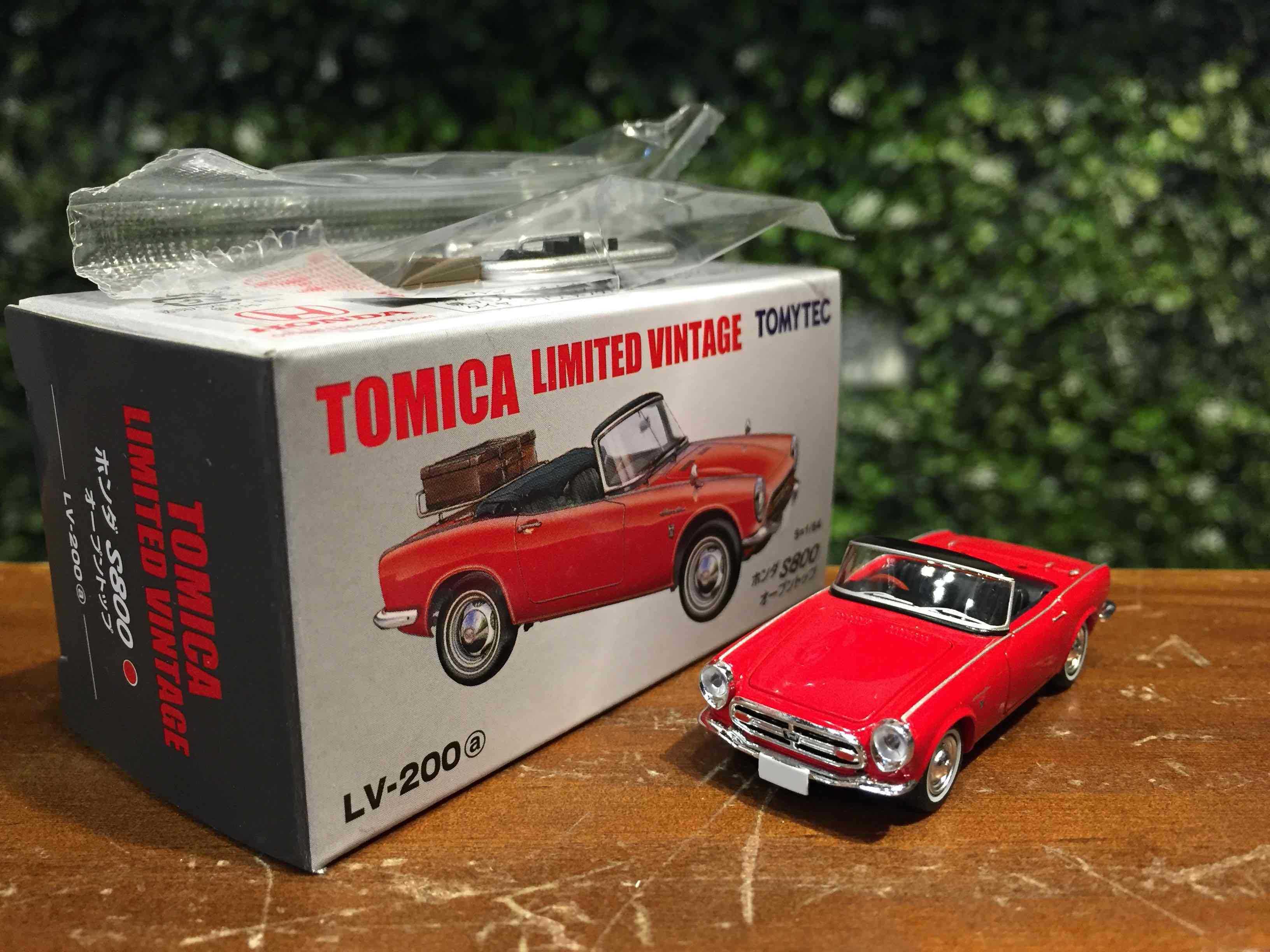 1/64 Tomica Honda S800 Open Top Red LV-200a【MGM】