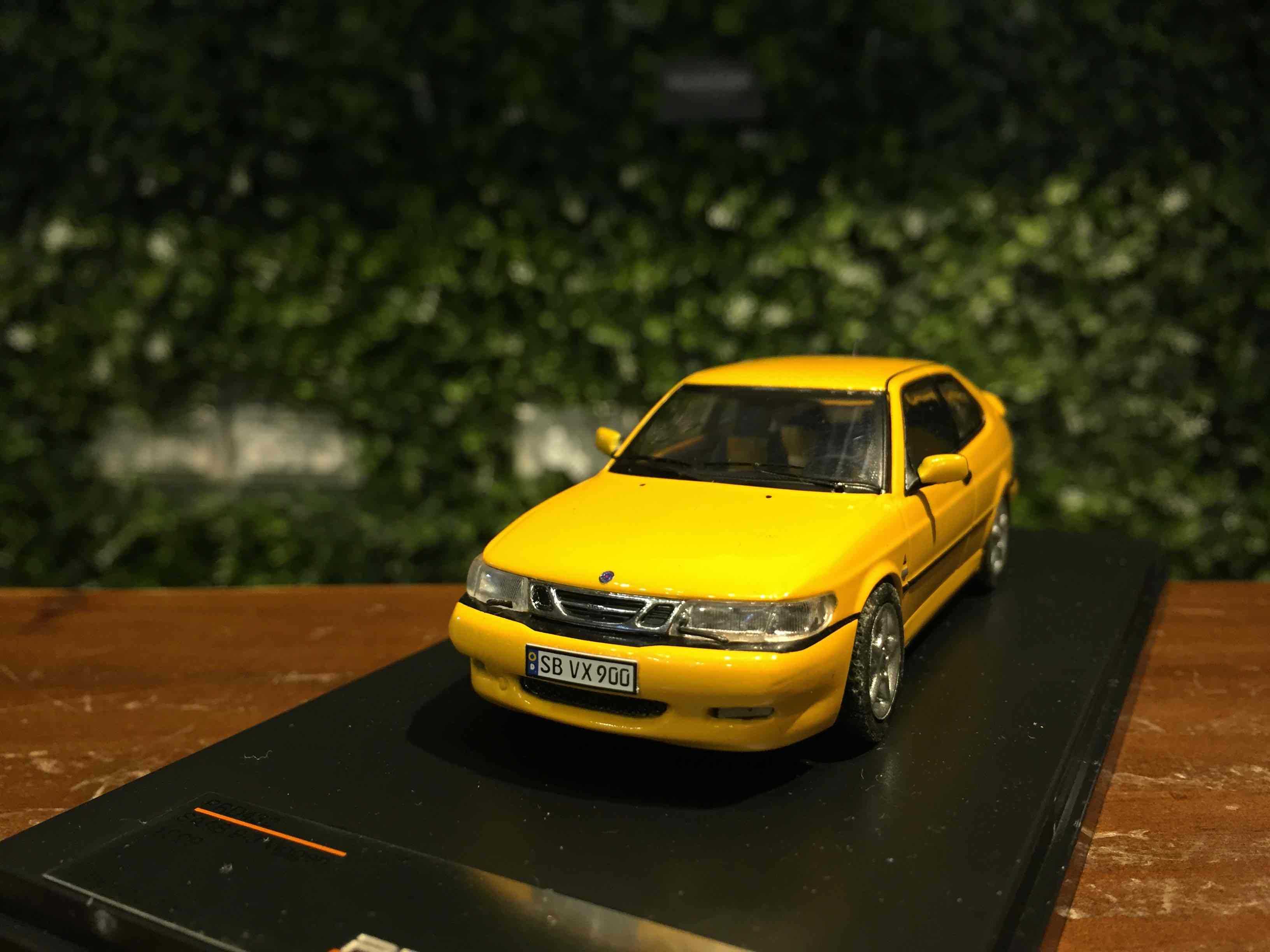 1/43 PremiumX Saab 9-3 Viggen 1999 Yellow PRD432【MGM】