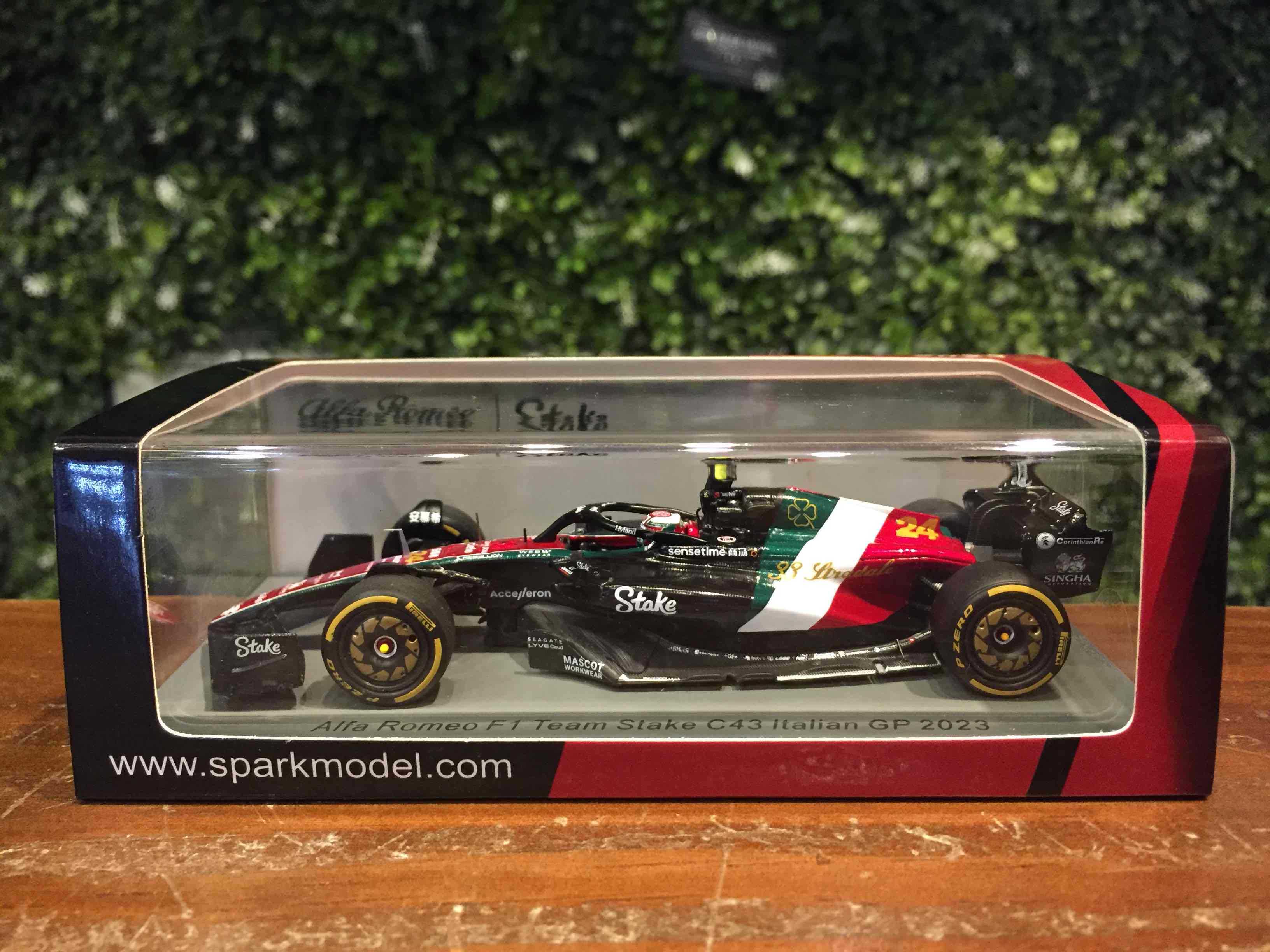 1/43 Spark Alfa Romeo C43 Zhou GuanYu GP 2023 S8933【MGM】