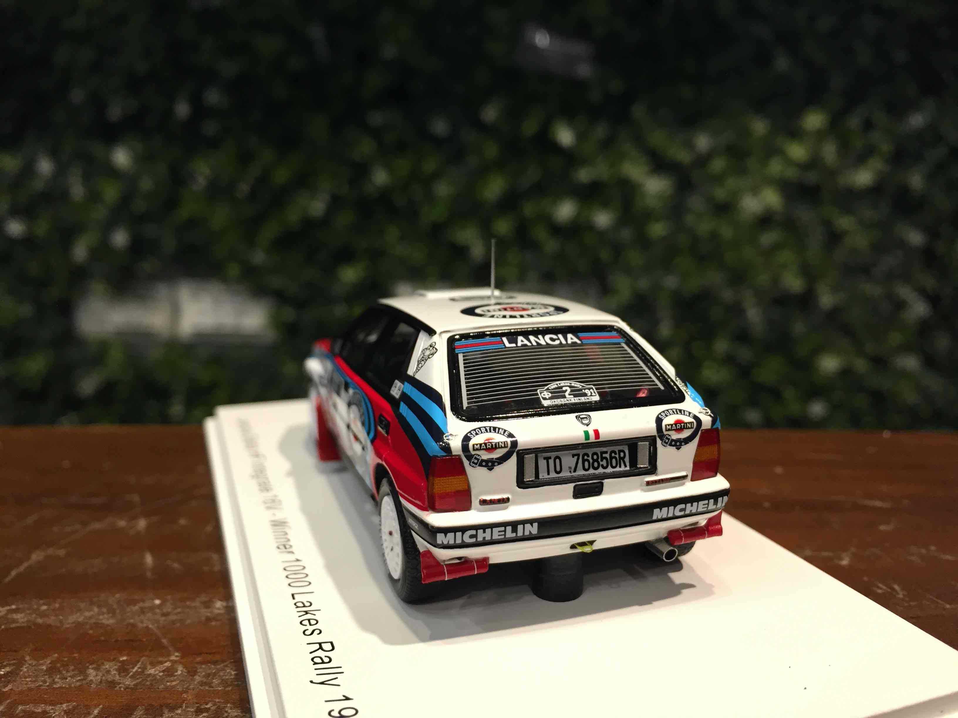 1/43 Spark Lancia Delta HF Integrale Winner Lakes S9010【MGM