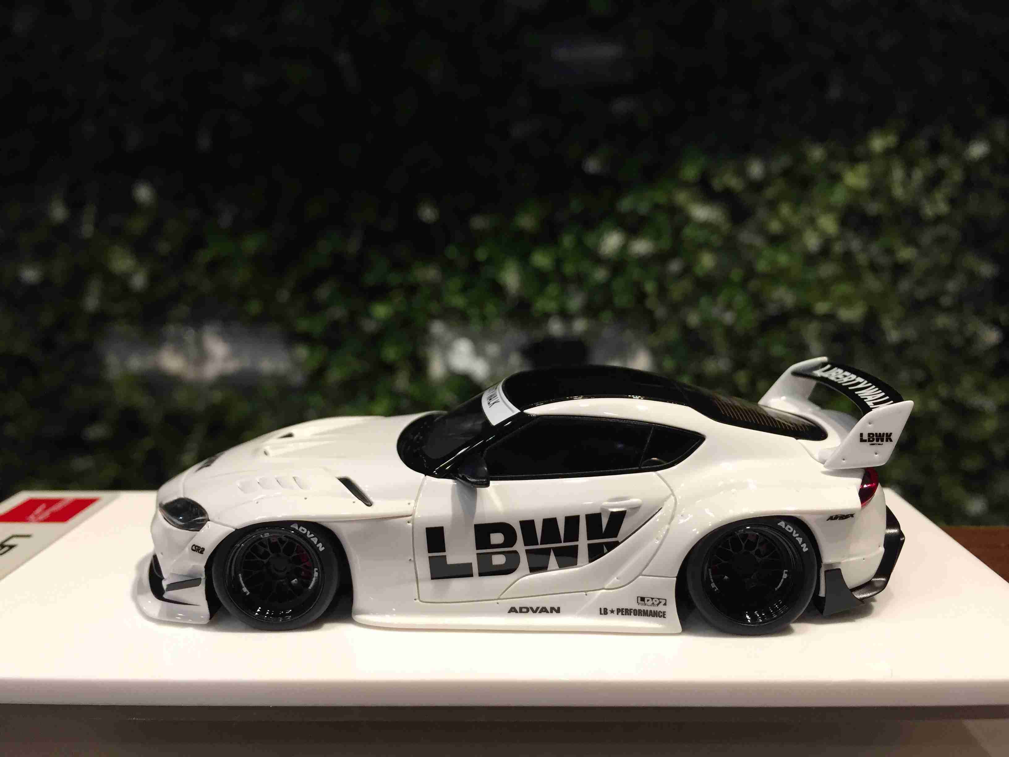 1/43 MakeUp LB-Works GR Supra Pearl White LB017A【MGM】