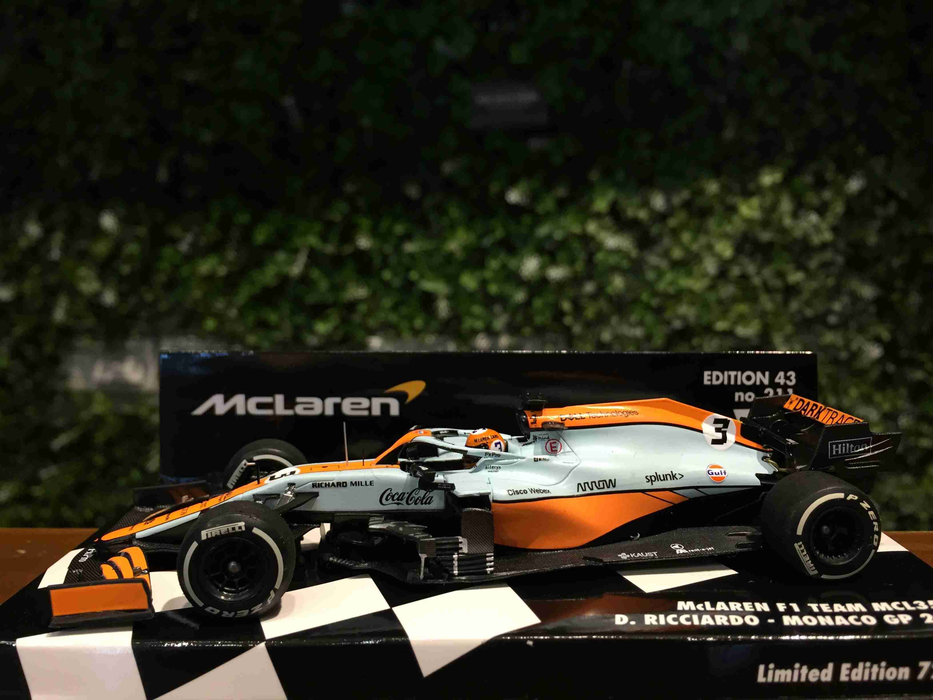 1/43 Minichamps McLaren MCL35M D.Ricciardo 537214903【MGM】